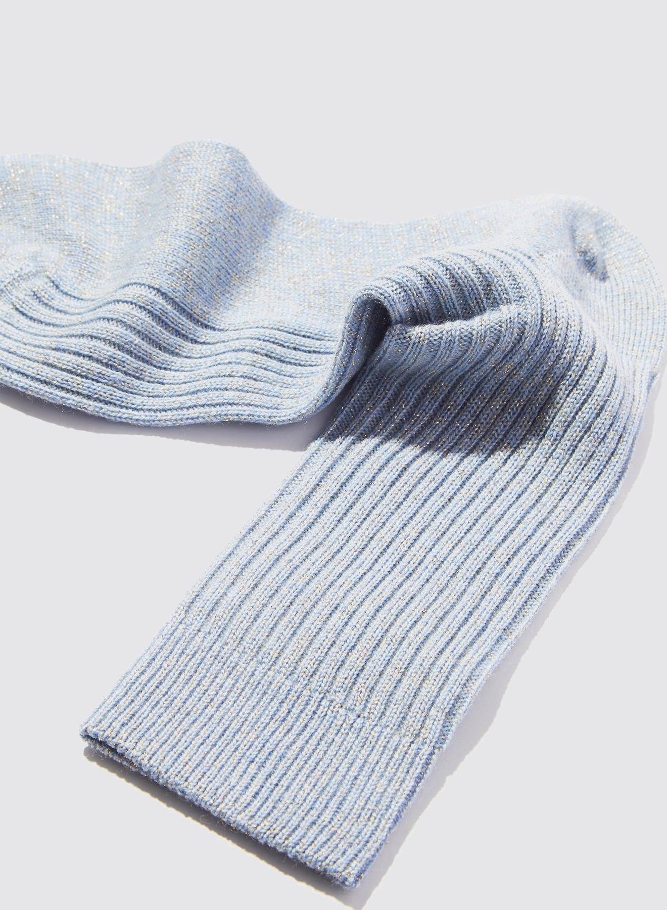 Maria la Rosa WD0A2UN4211 Socken Silver Lurex-Rippe
