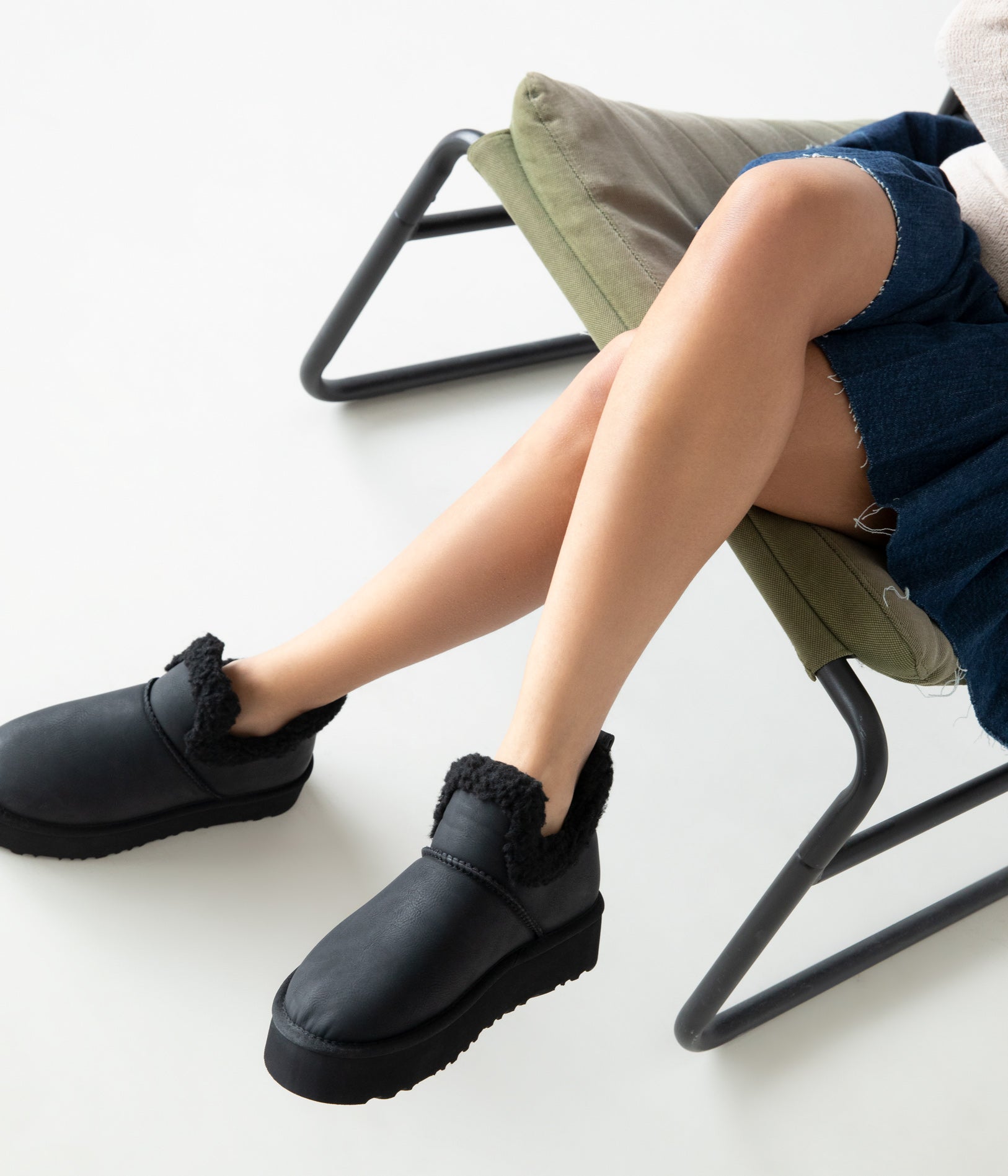 Matt & Nat Minjee Stiefeletten Schwarz vegan