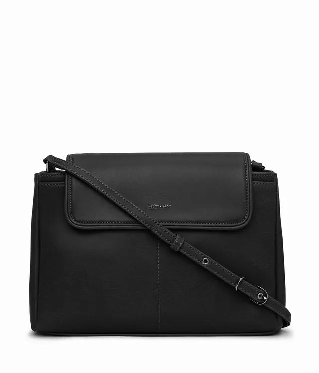 Matt & Nat Vintage SAMOA Umhängetasche Schwarz vegan