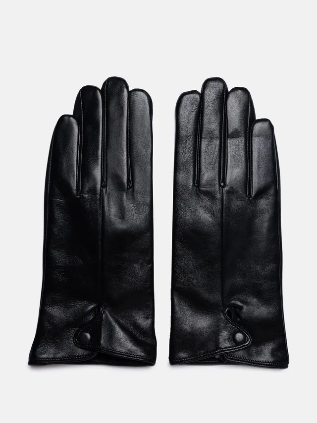 RE:DESIGNED Lissa Wool Handschuhe Schwarz Wolle