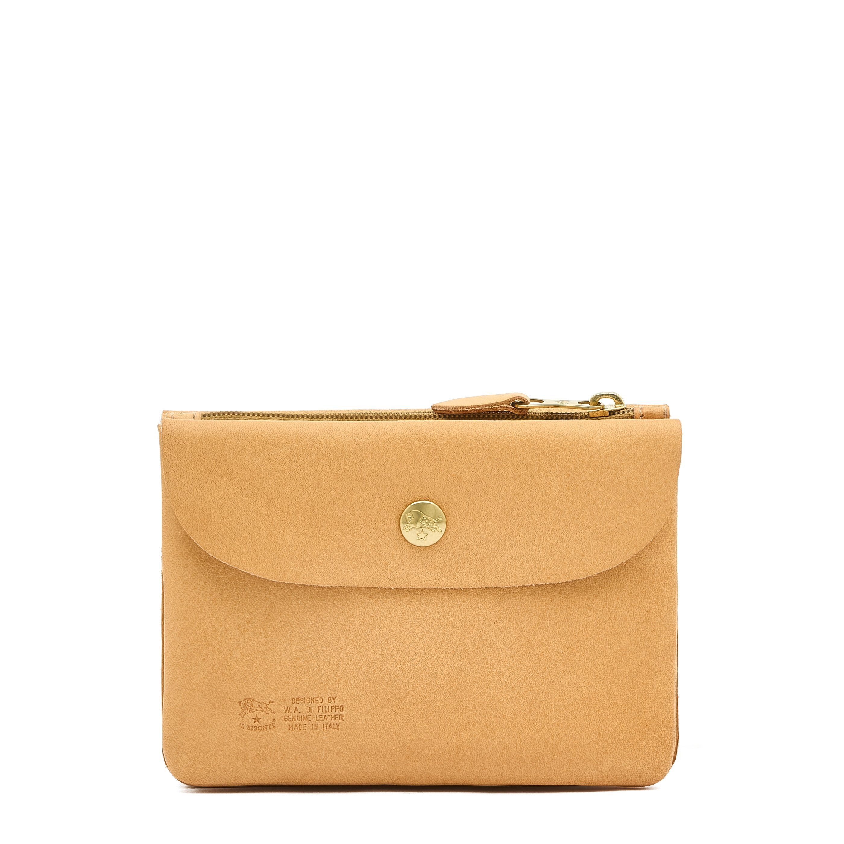 Il Bisonte Bustina Clutch Natur Vollleder