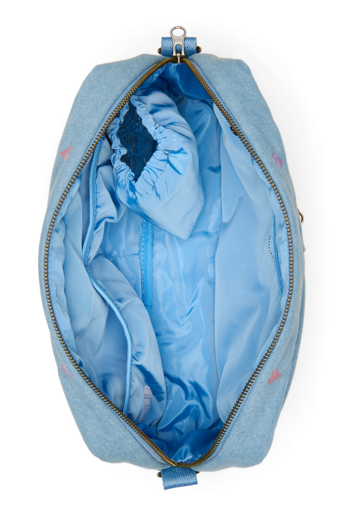 Studio Noos Denim Stroller Organizer Kinderwagentasche Hellblau