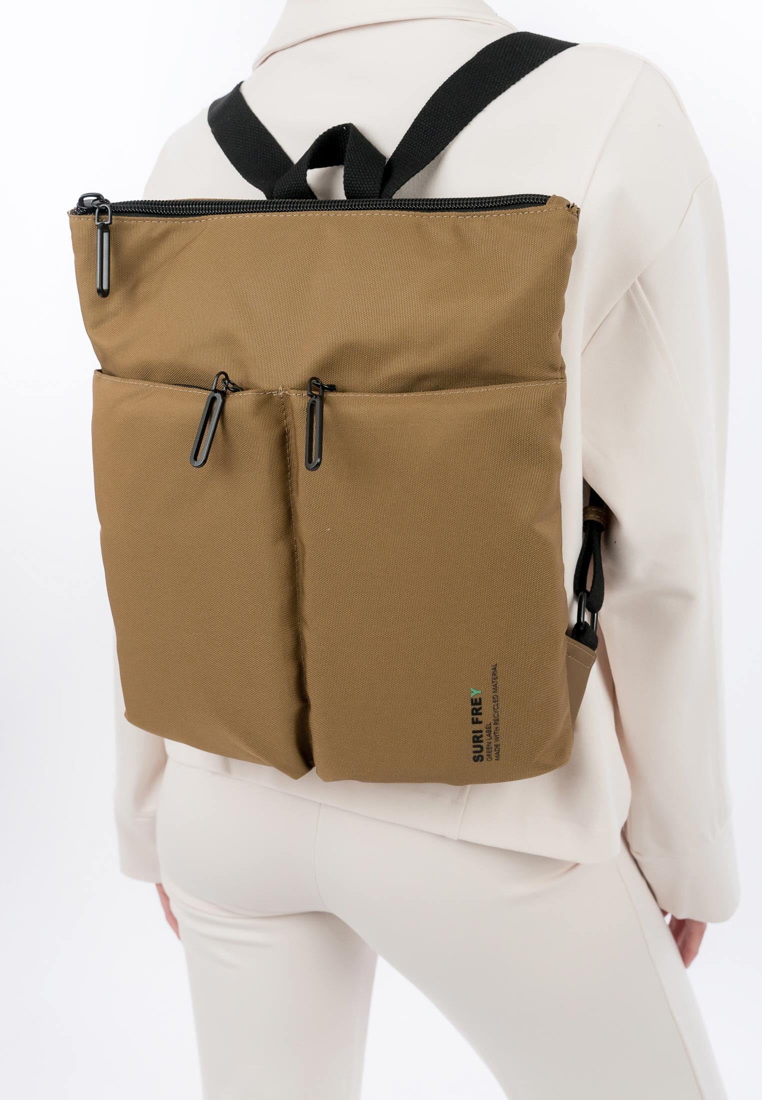 SURI FREY Suri Green Tanny Rucksack Darktaupe Tabletfach