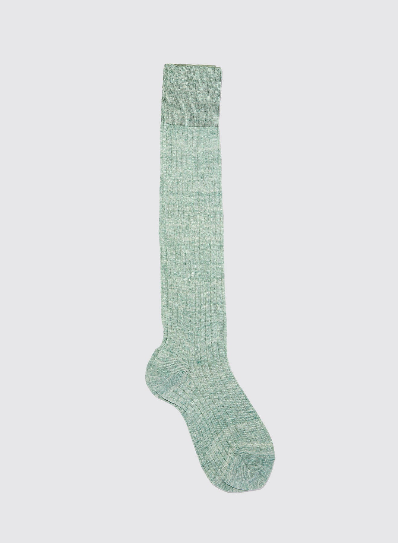 Maria la Rosa Leinensocken Rust Grobstrick