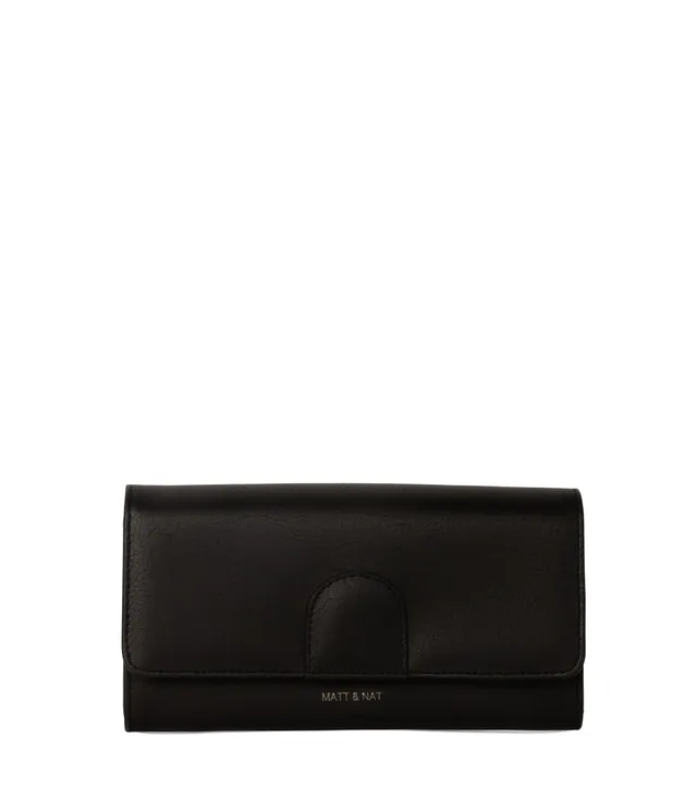Matt & Nat Arbor Mellow Geldbörse Schwarz vegan