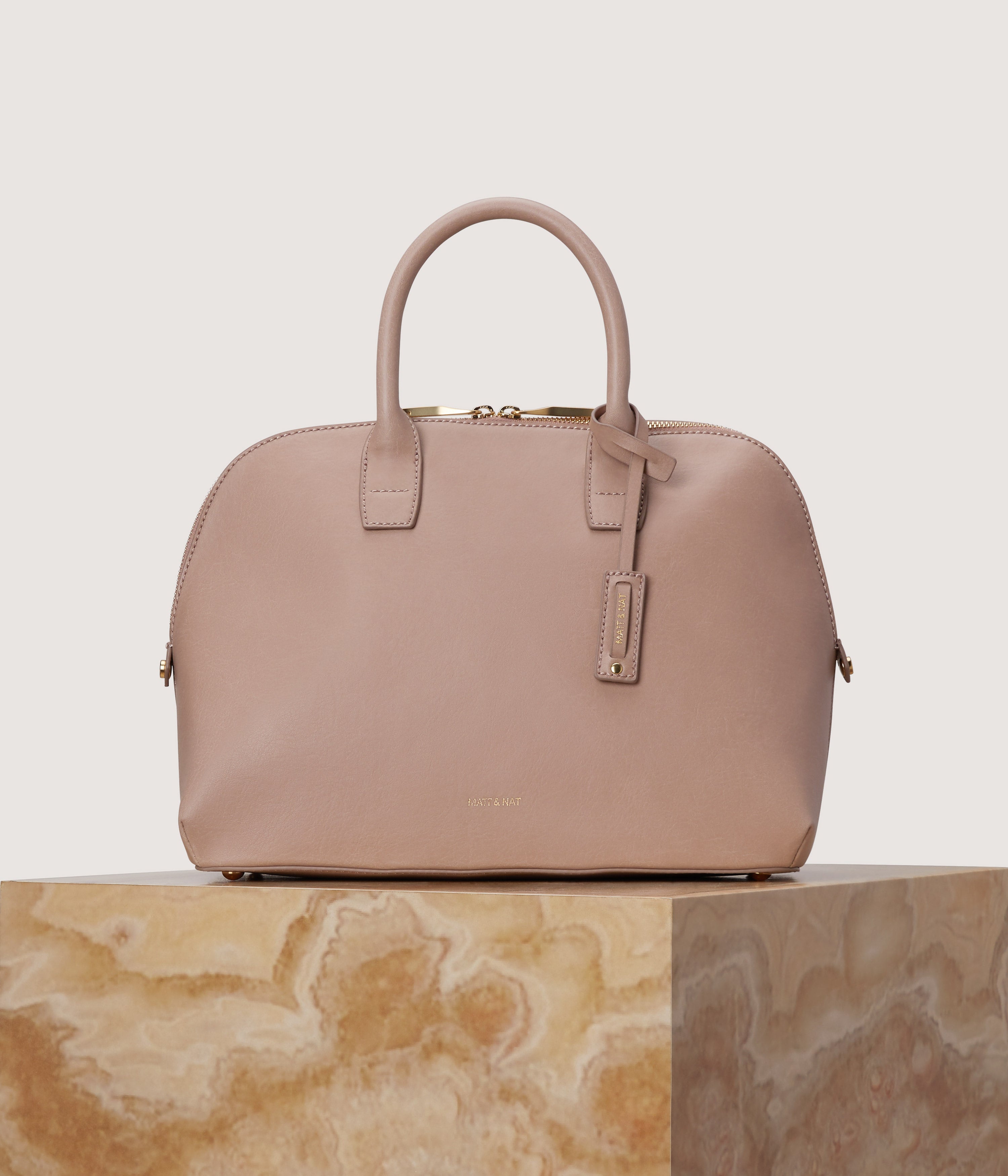 Matt & Nat Gessi Vintage Satchel Schwarz vegan