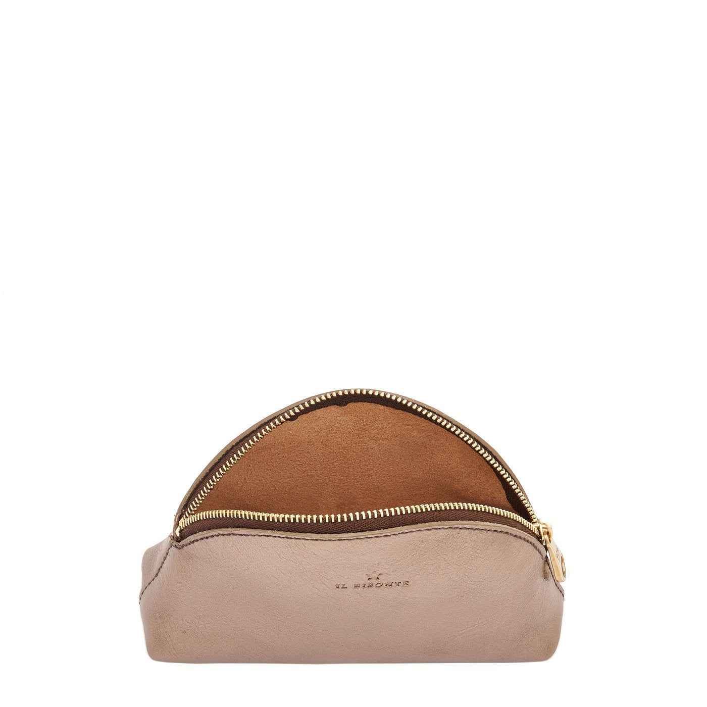 Il Bisonte Bigallo Pouch Leder bronze metallic