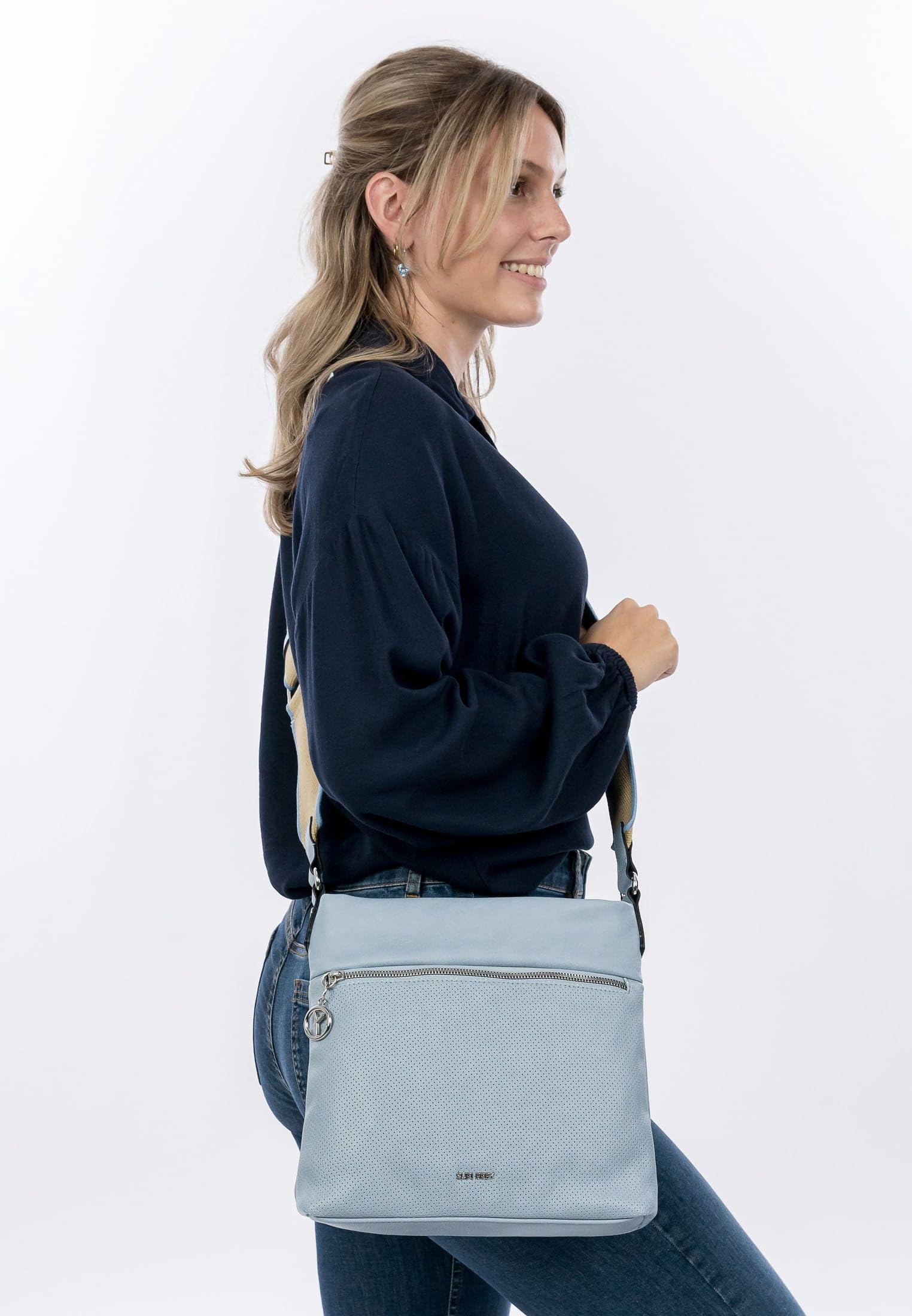 SURI FREY Patsy Crossover Umhängetasche Crystal Blue
