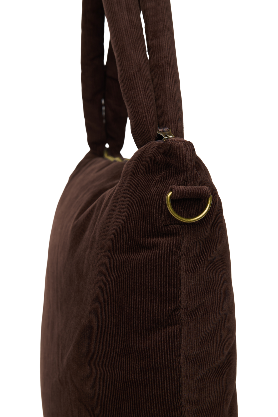 Studio Noos Rib Puffy Wickeltasche Dark Brown gerippt