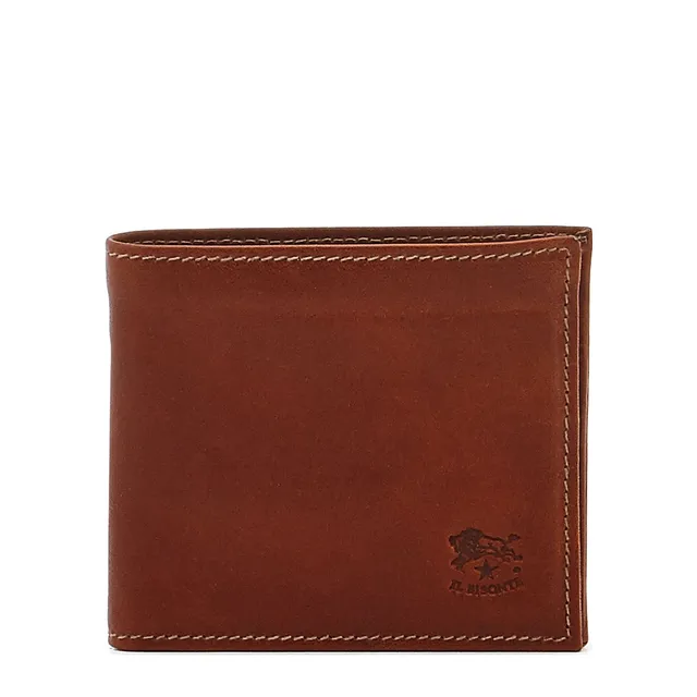 Il Bisonte Feniglia Geldbörse Seppia Bifold Leder