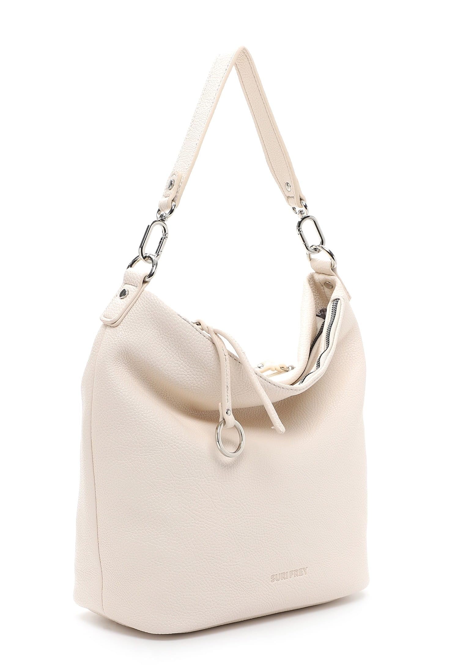 SURI FREY Debby 13603 Beutel Creme Leder-optik