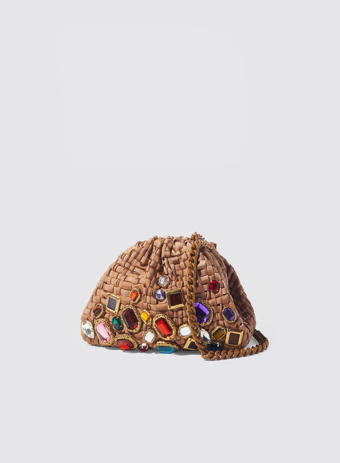 Maria la Rosa Mosaic Mini Bag Fuchsia Handtasche