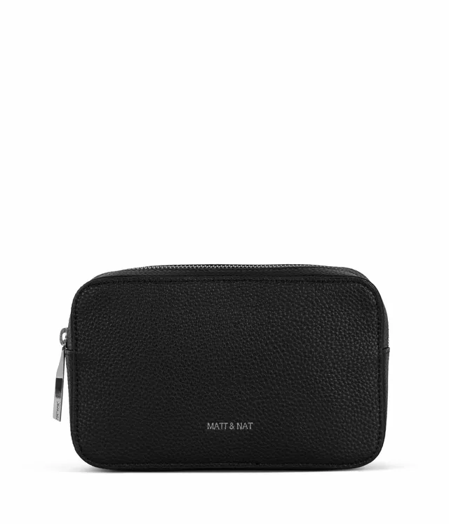 Matt & Nat LARRA Grain Gürteltasche Schwarz vegan