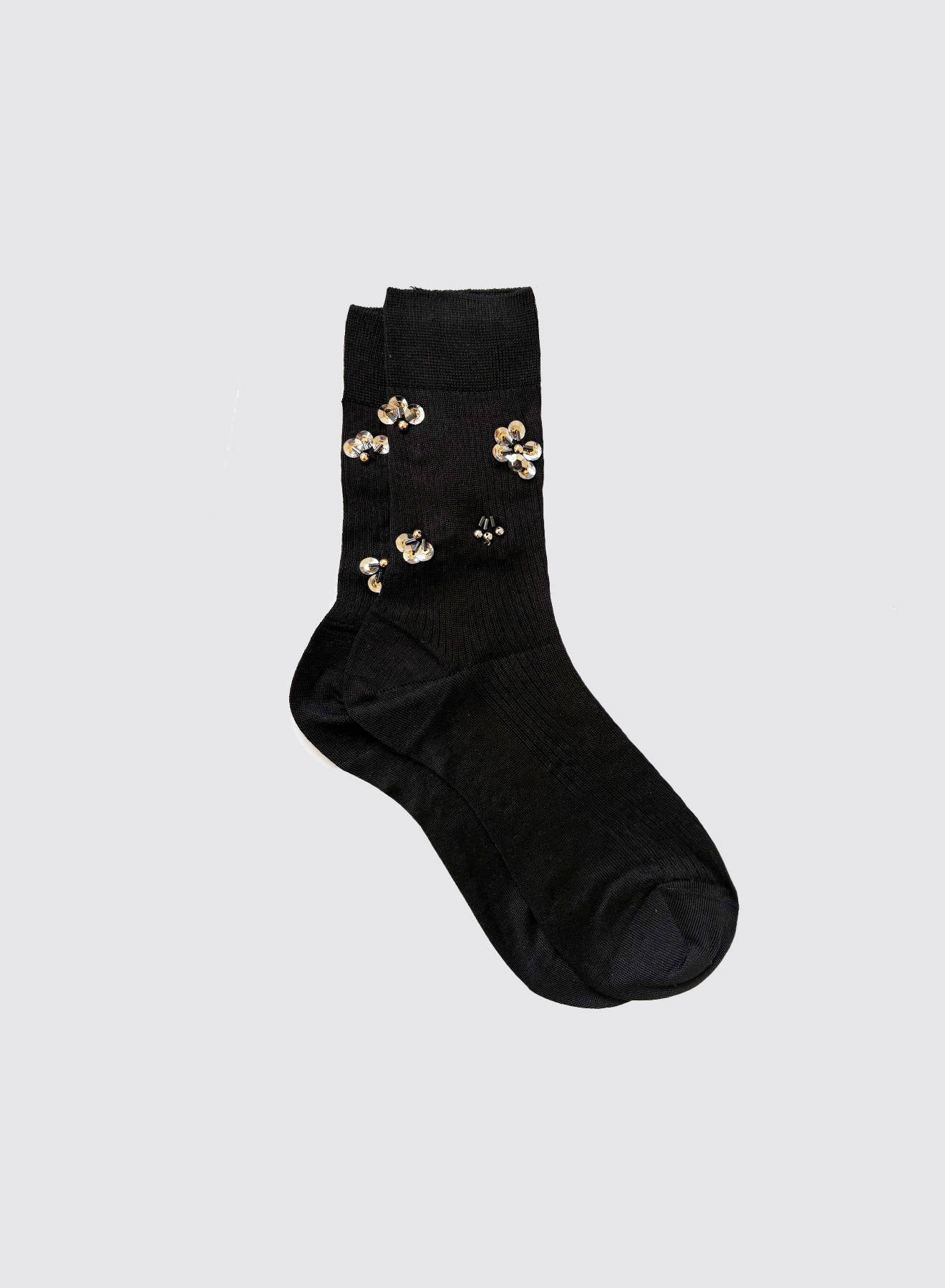 Maria la Rosa Agathe WSS26.15 Socken ecru Seide