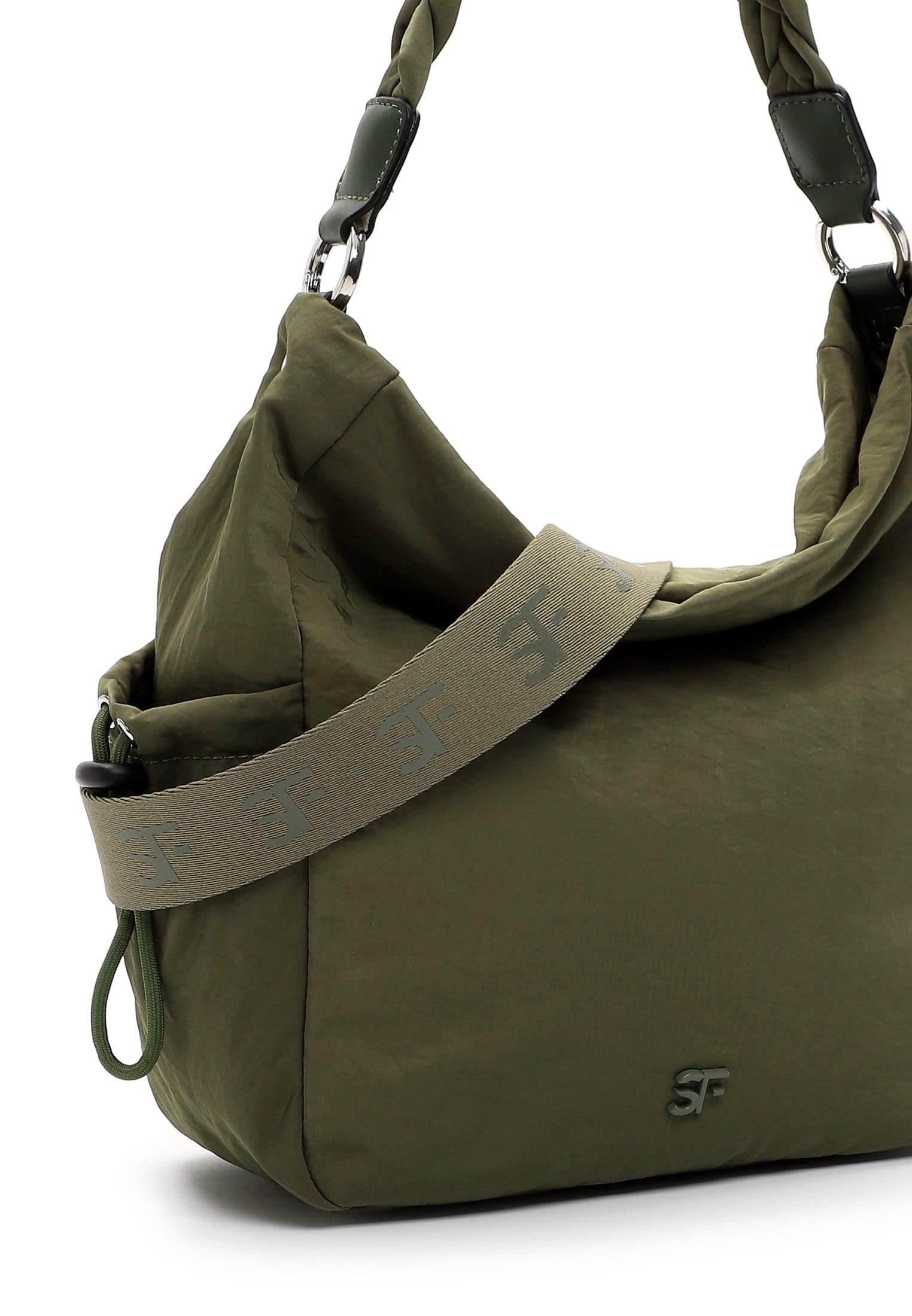 SURI FREY Abby Crossover Schultertasche Khaki 32cm