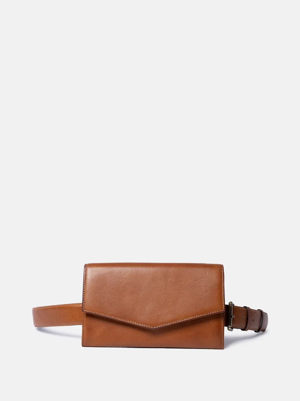 RE:DESIGNED Neo Gürteltasche Tan Vollleder