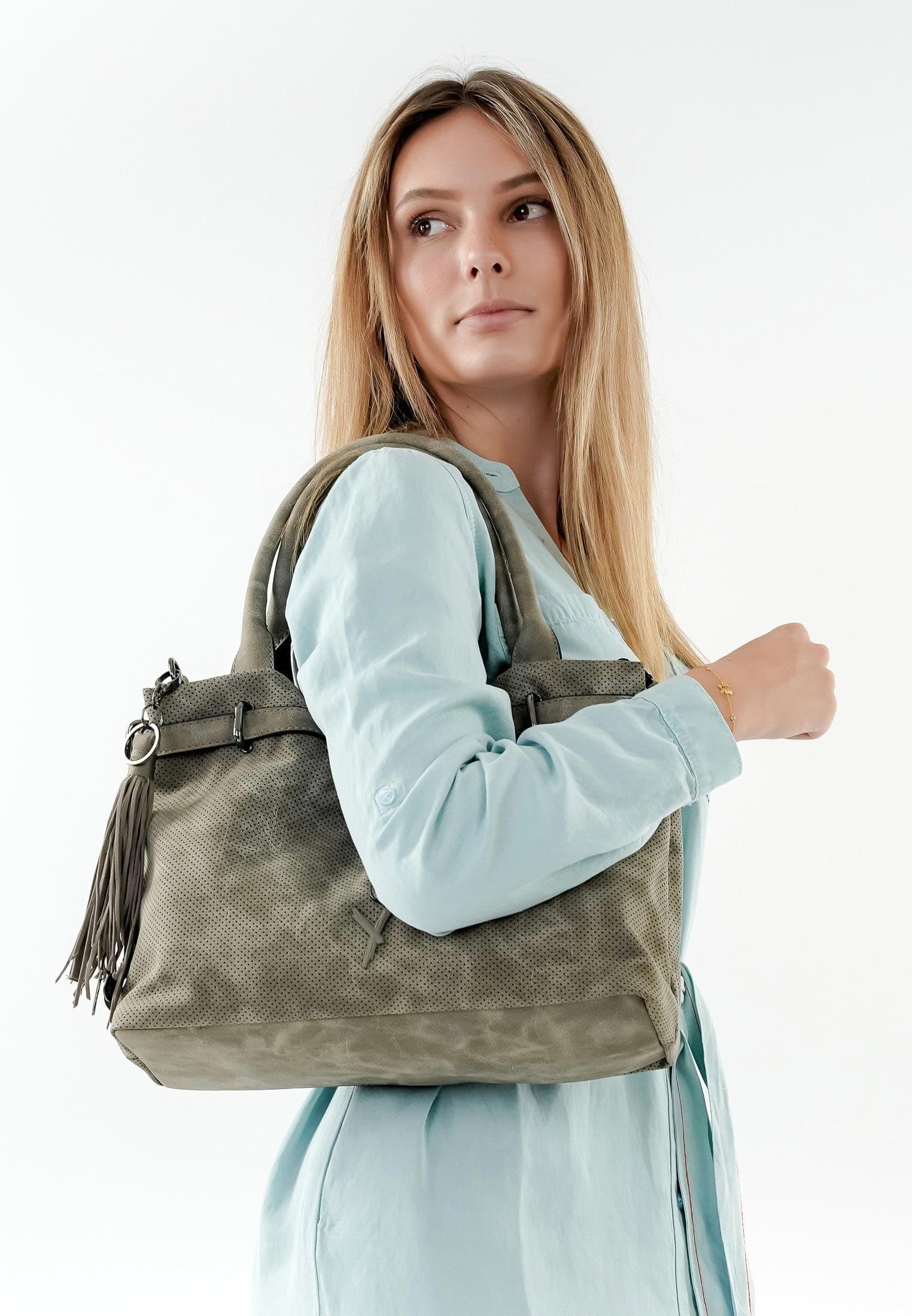 SURI FREY Romy Basic Shoulder Bag L Schultertasche Darkgrey