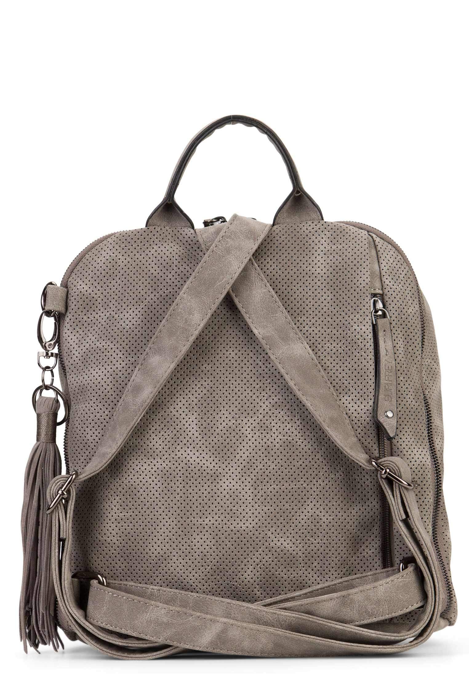 SURI FREY Romy Basic City Rucksack M Dunkelgrau Vegan