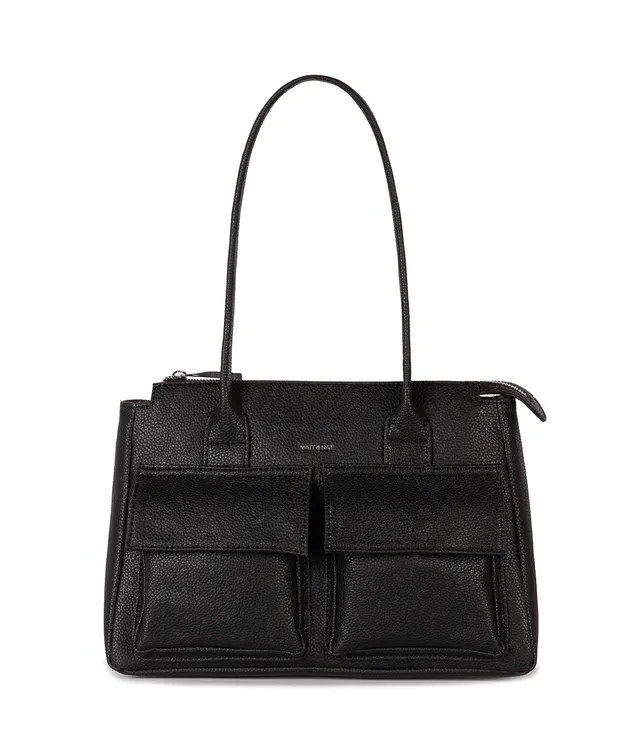 Matt & Nat Grain Jordi Tote Satchel Schwarz