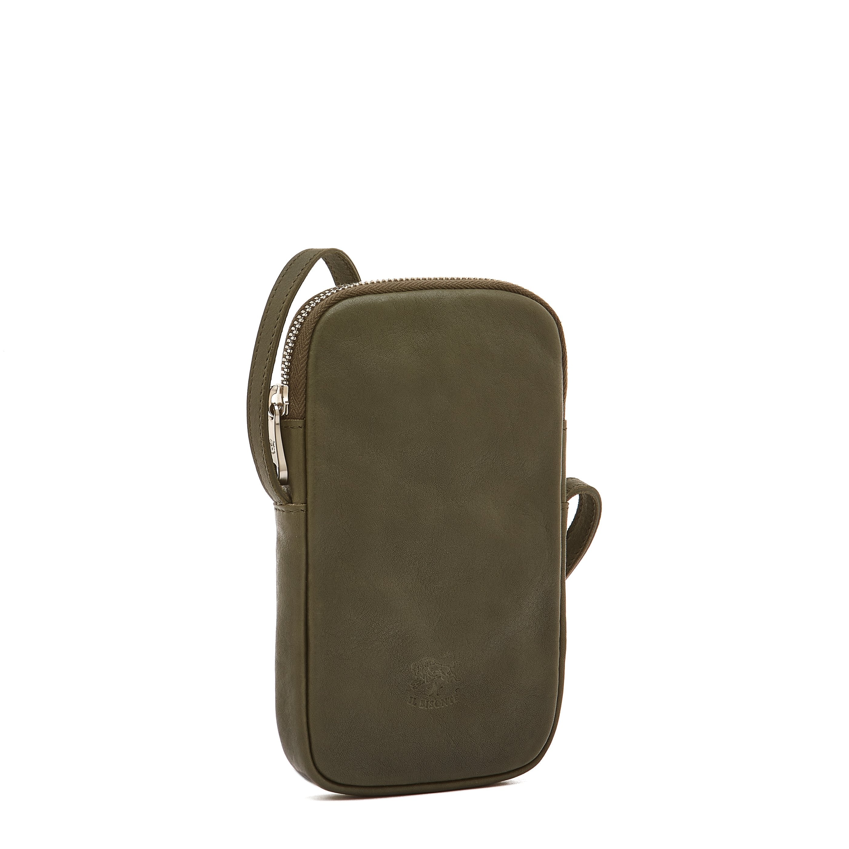Il Bisonte Galileo Handytasche Leder bosco