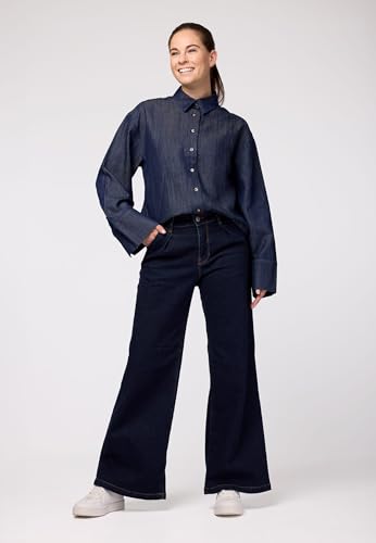 SURI FREY SFY Freyday SW10061 Leinenhemd XS Jeansoptik