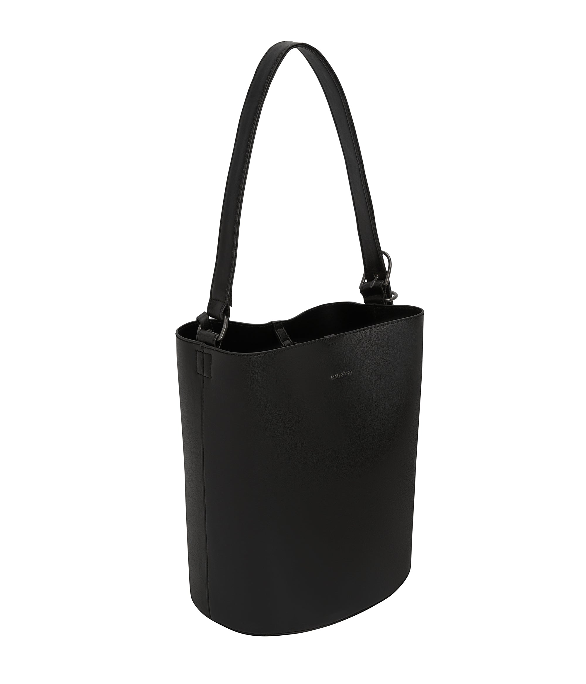 Matt & Nat Vintage Azur Beuteltasche Schwarz vegan
