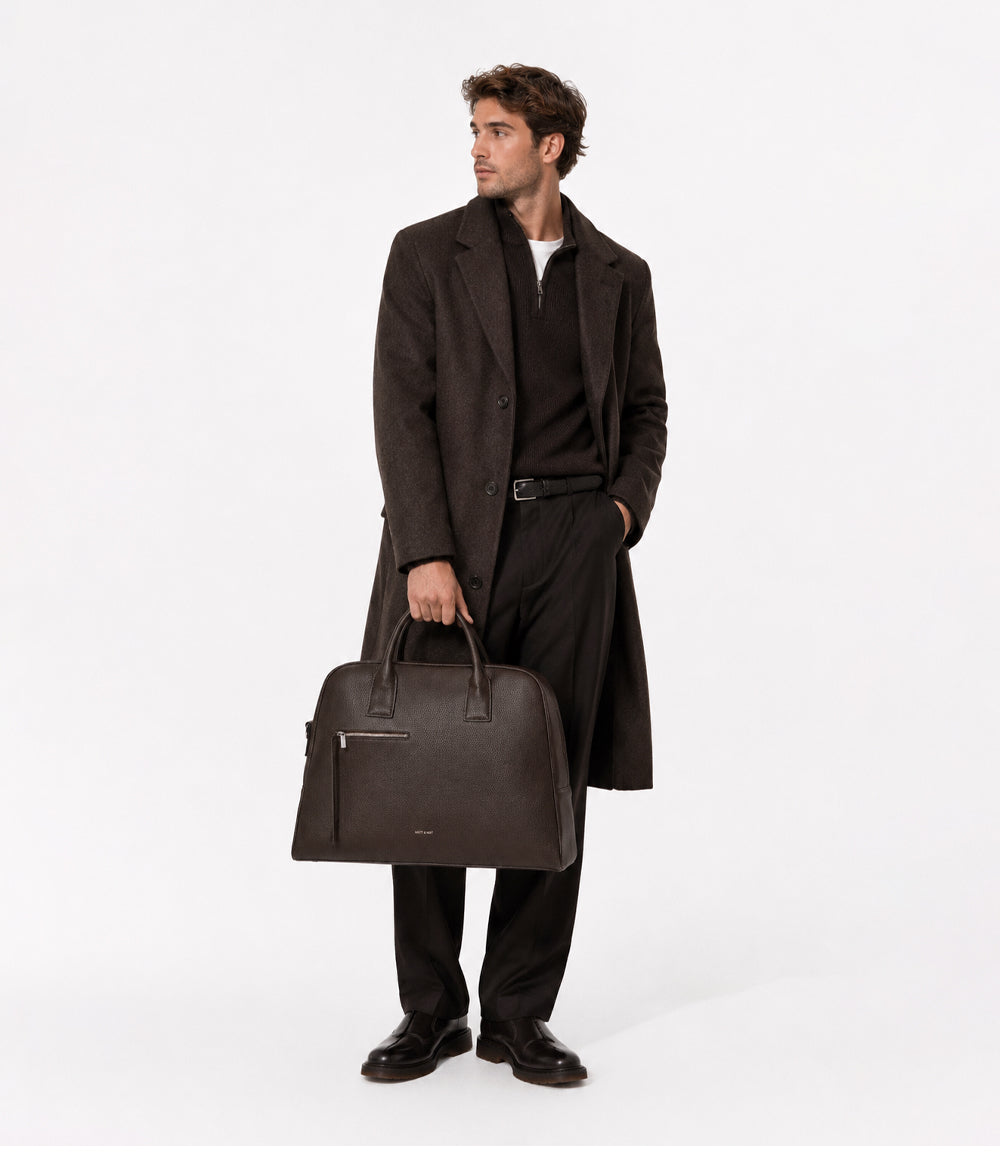 Matt & Nat Denis Grain Weekender Schwarz vegan