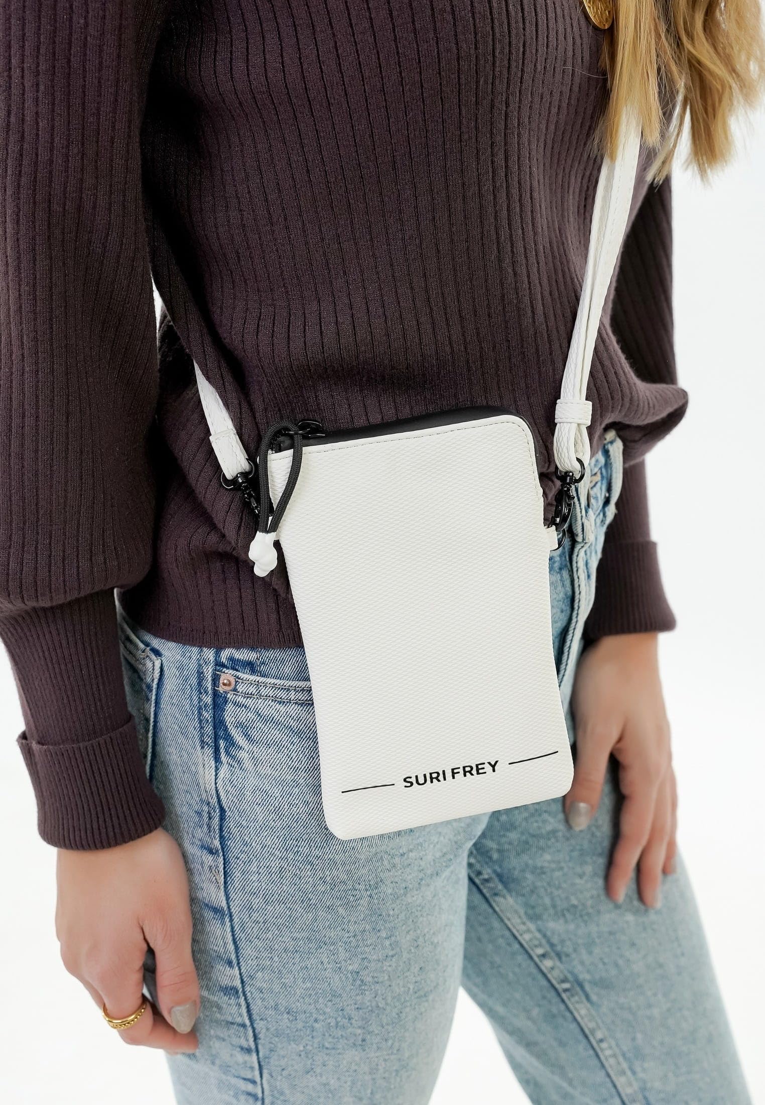 SURI FREY SFY Cindy Handytasche Weiß Smartphonefach
