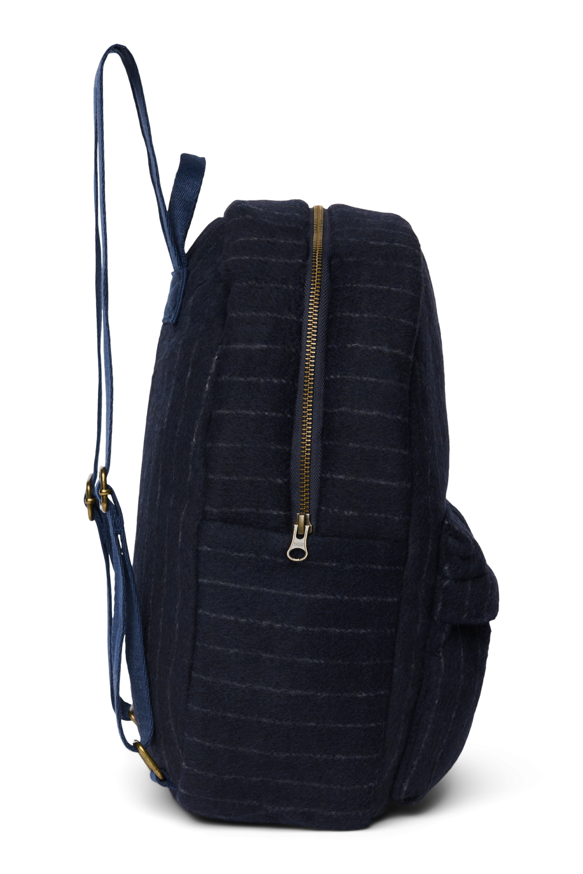 Studio Noos Flannel Chalkstripe Midi Rucksack Dunkelblau