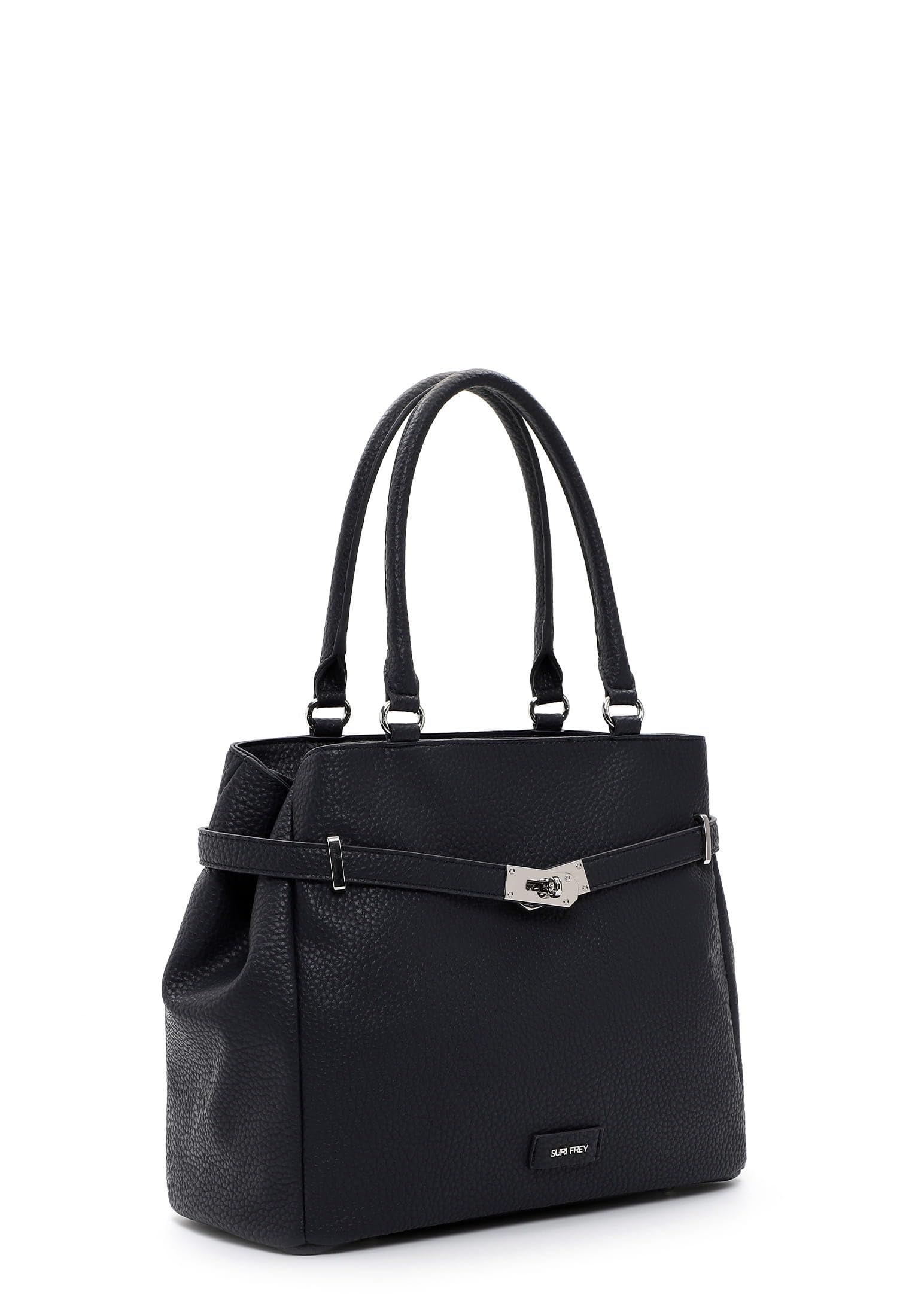 SURI FREY Leony Cityshopper M Handtasche Blau genarbt