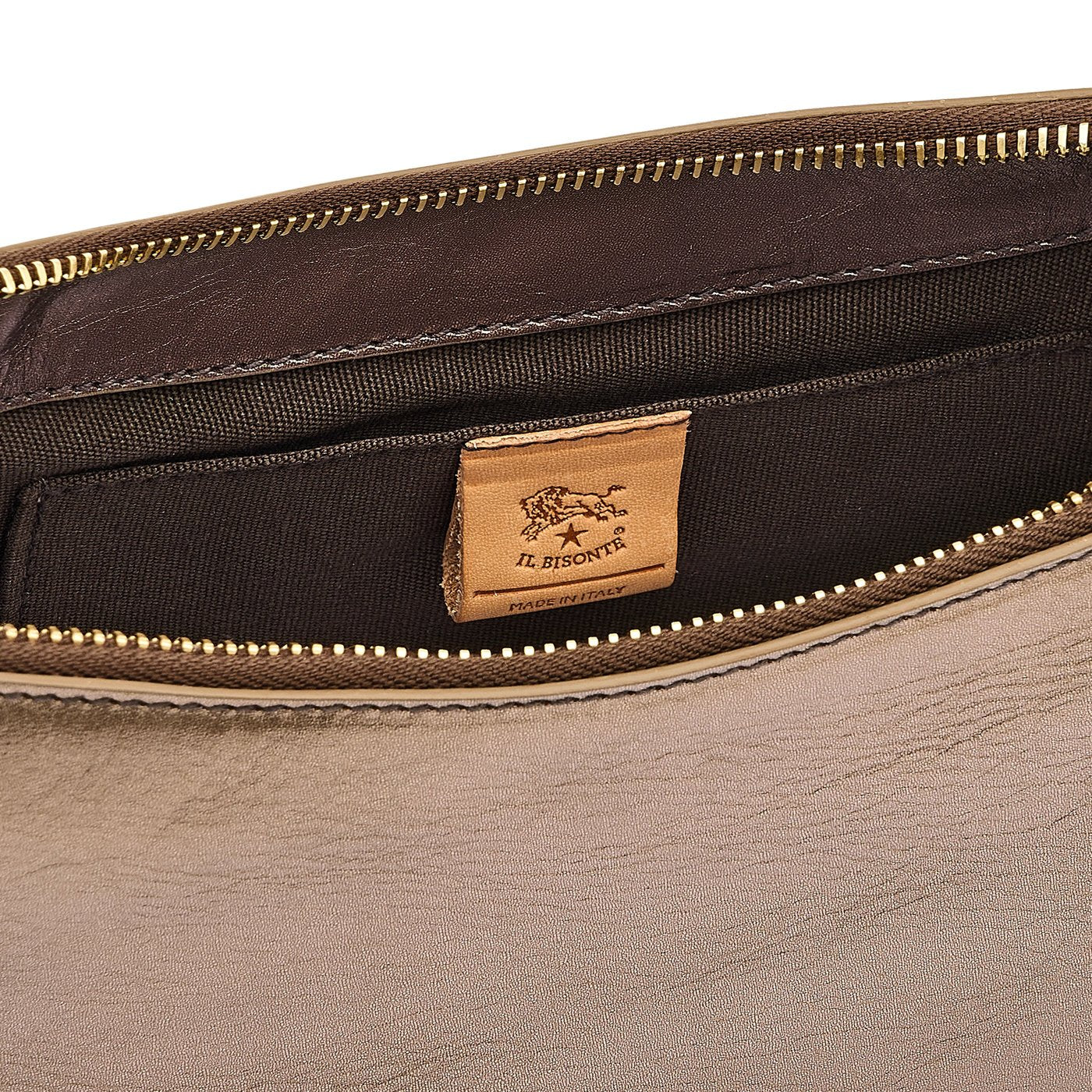 Il Bisonte Oliveta Hobo Bronzemetallic Vollleder