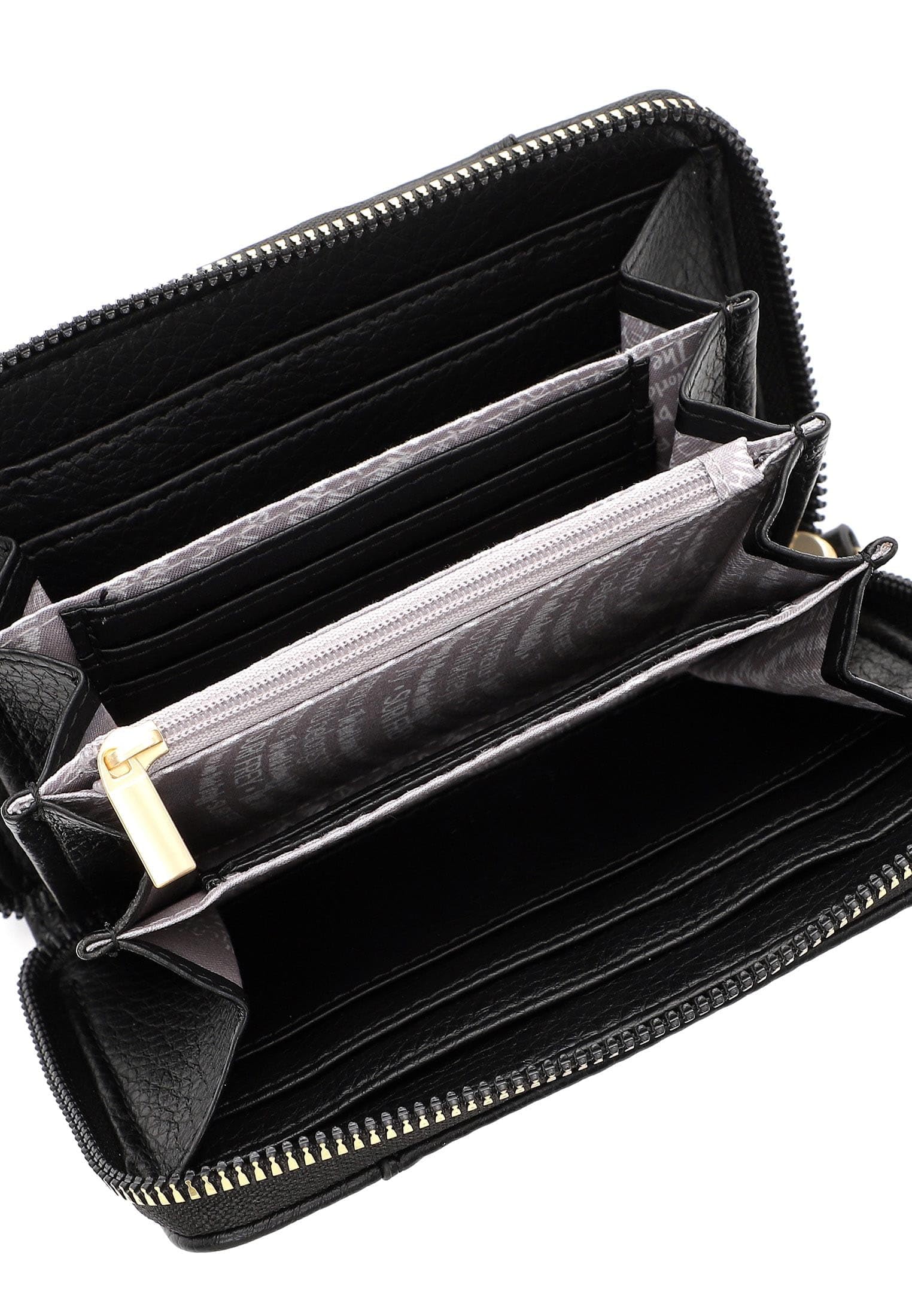 SURI FREY Ginny Zip Around Wallet Geldbörse Schwarz