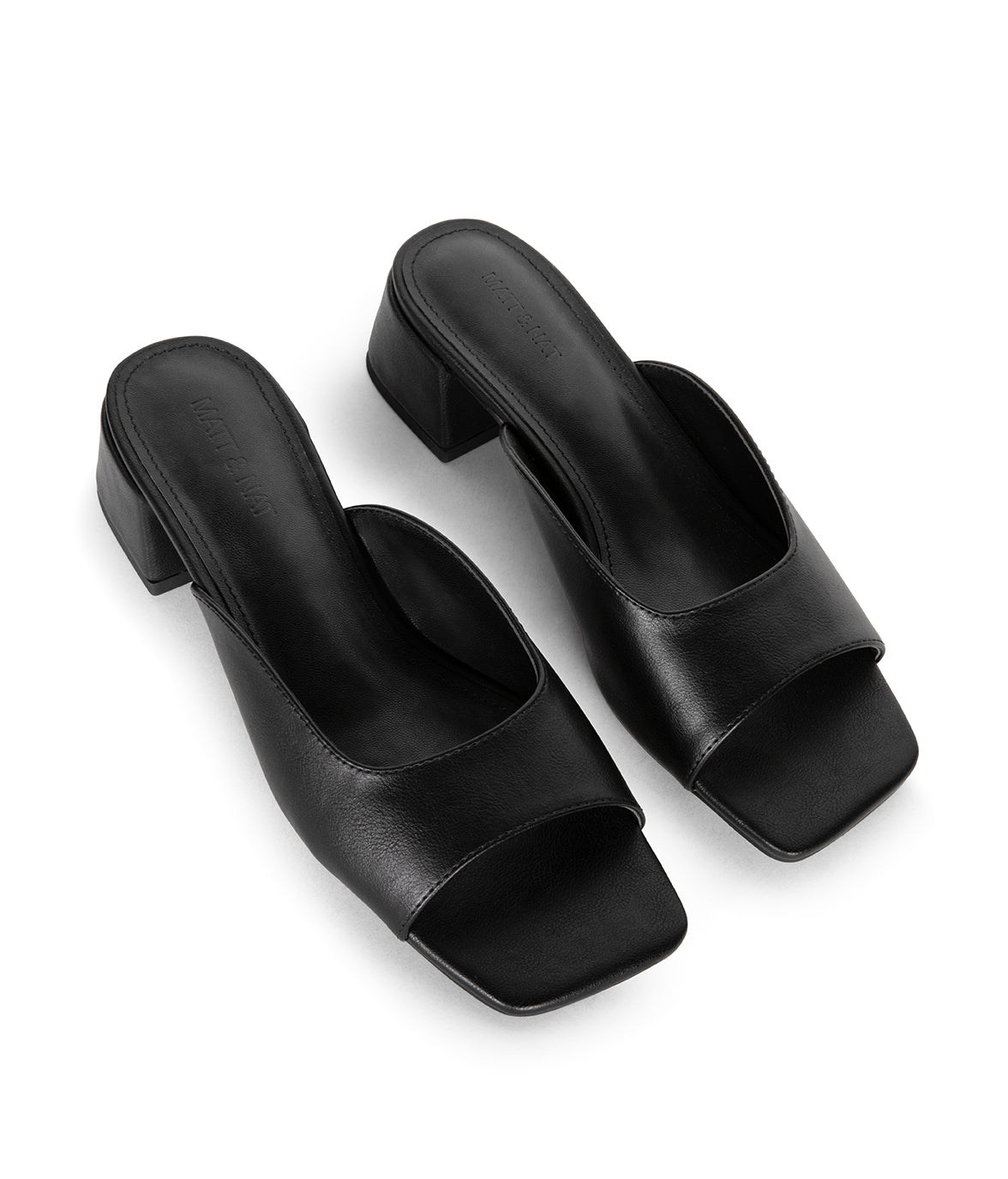 Matt & Nat Angele Sandalen schwarz Blockabsatz