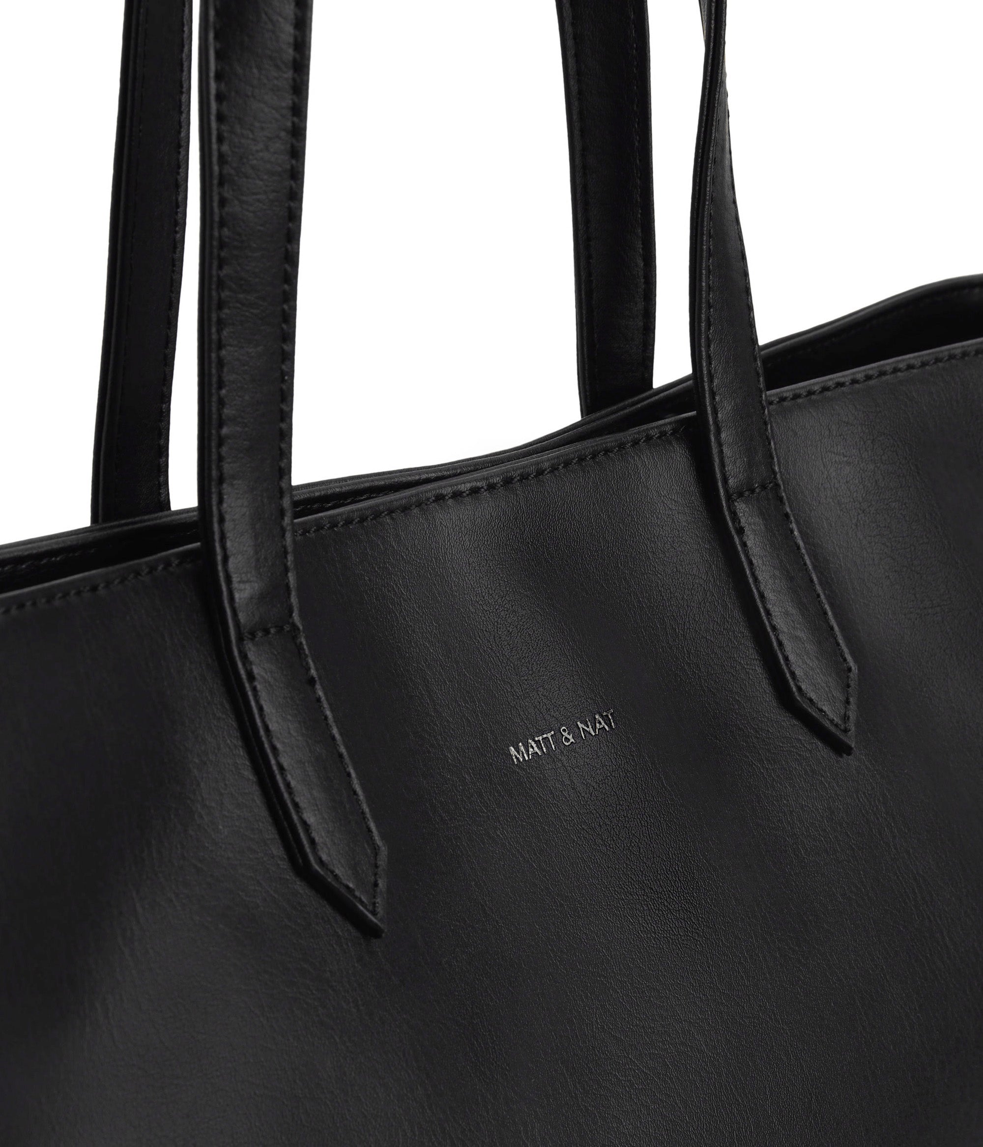 Matt & Nat Schlepp Shopper Schwarz recycelt