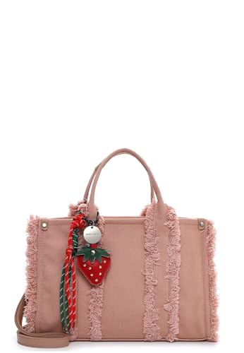 SURI FREY Kally Cityshopper Shopper Rose Denim-Optik