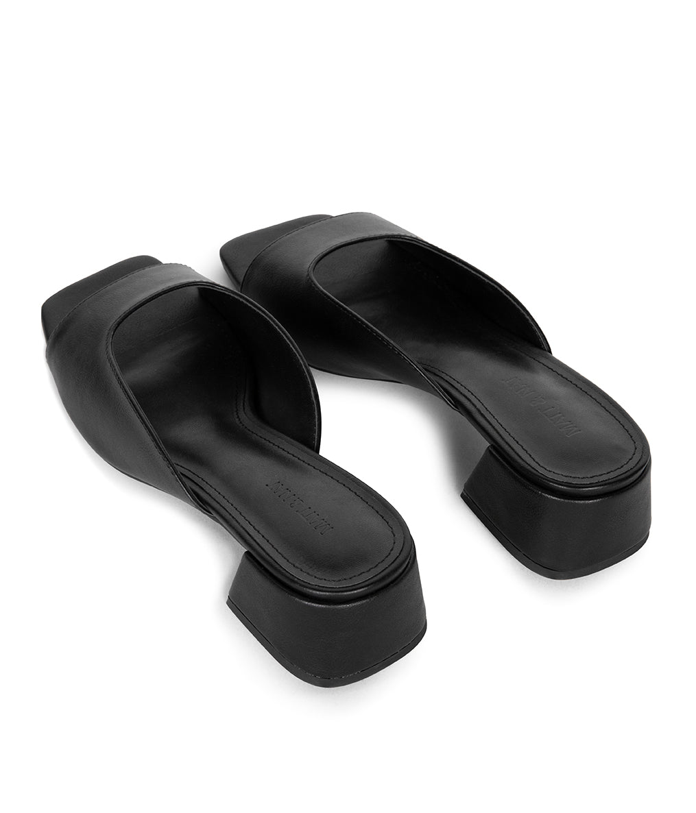 Matt & Nat Angele Sandalen schwarz Blockabsatz