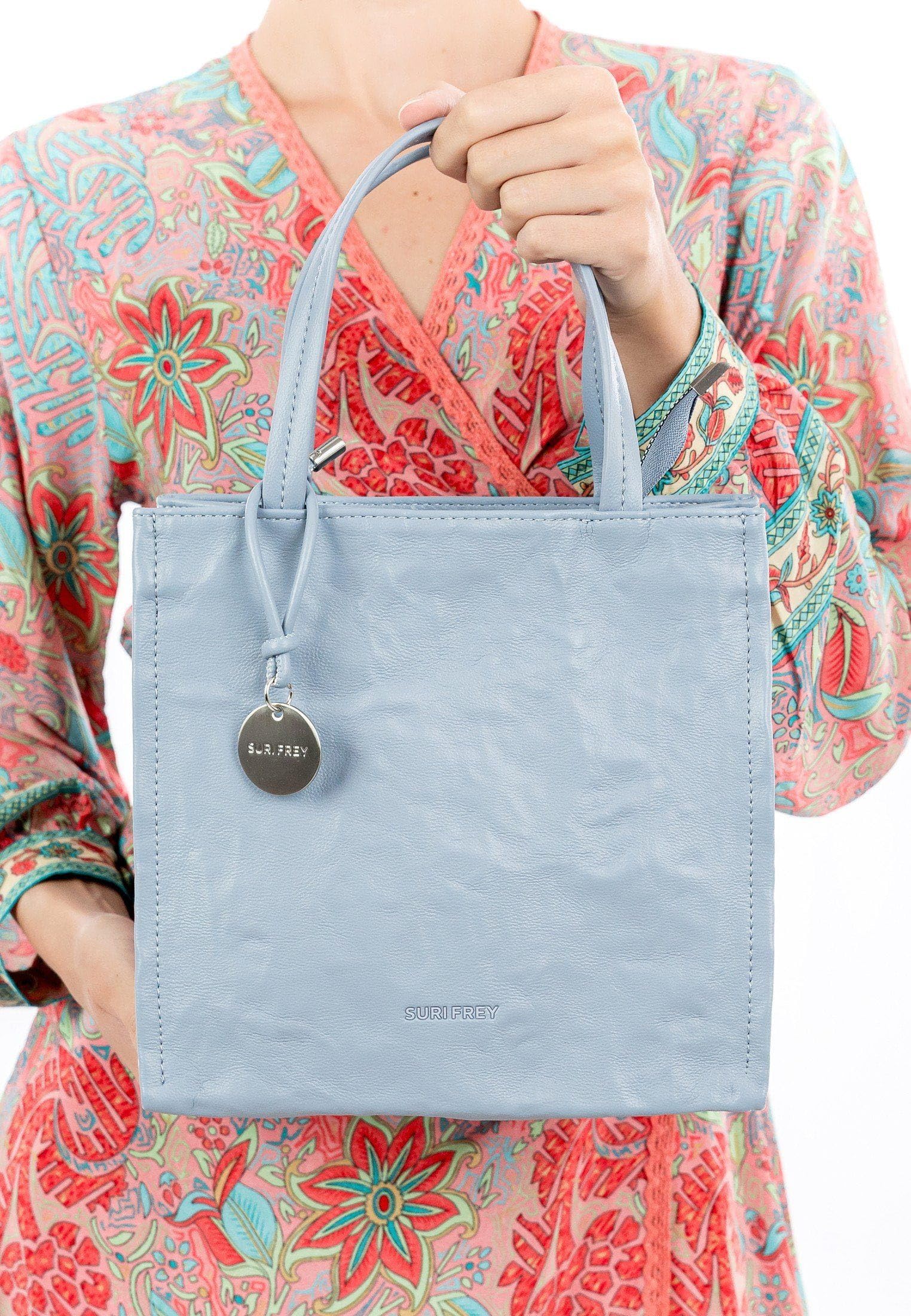 SURI FREY Haley Cityshopper XS Handtasche Denim hellblau