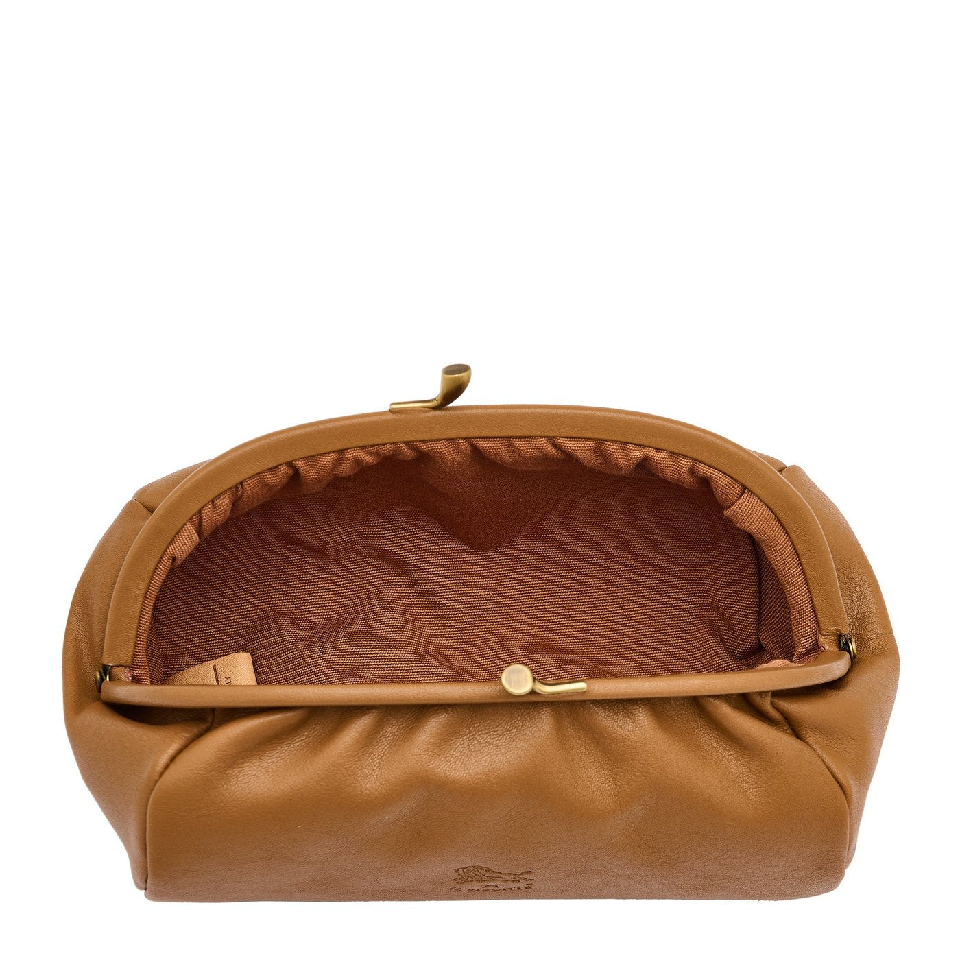 Il Bisonte Beauty-Case Gianduia Vollleder Damen