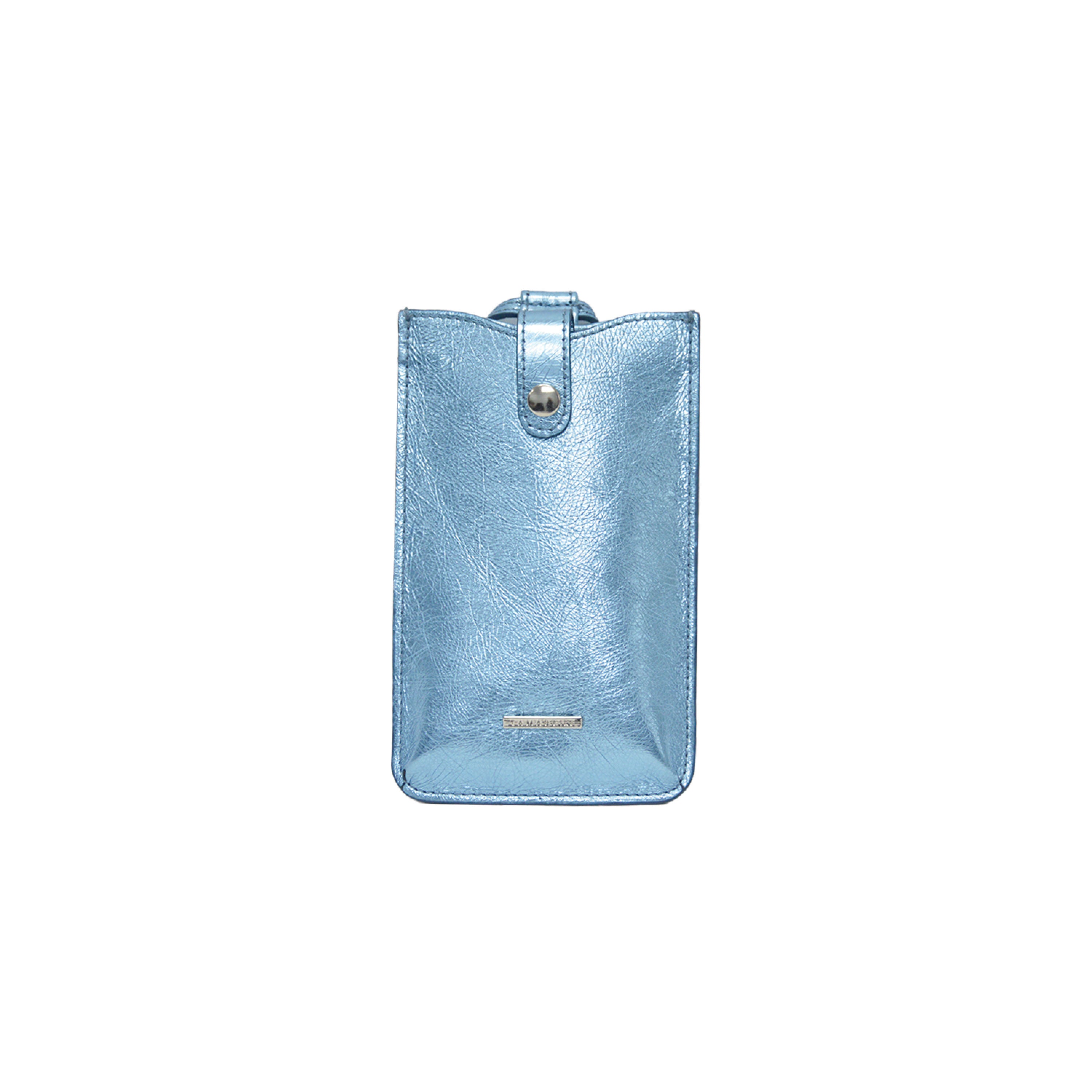 Lamarthe Ambre Handytasche Blau Rindsleder