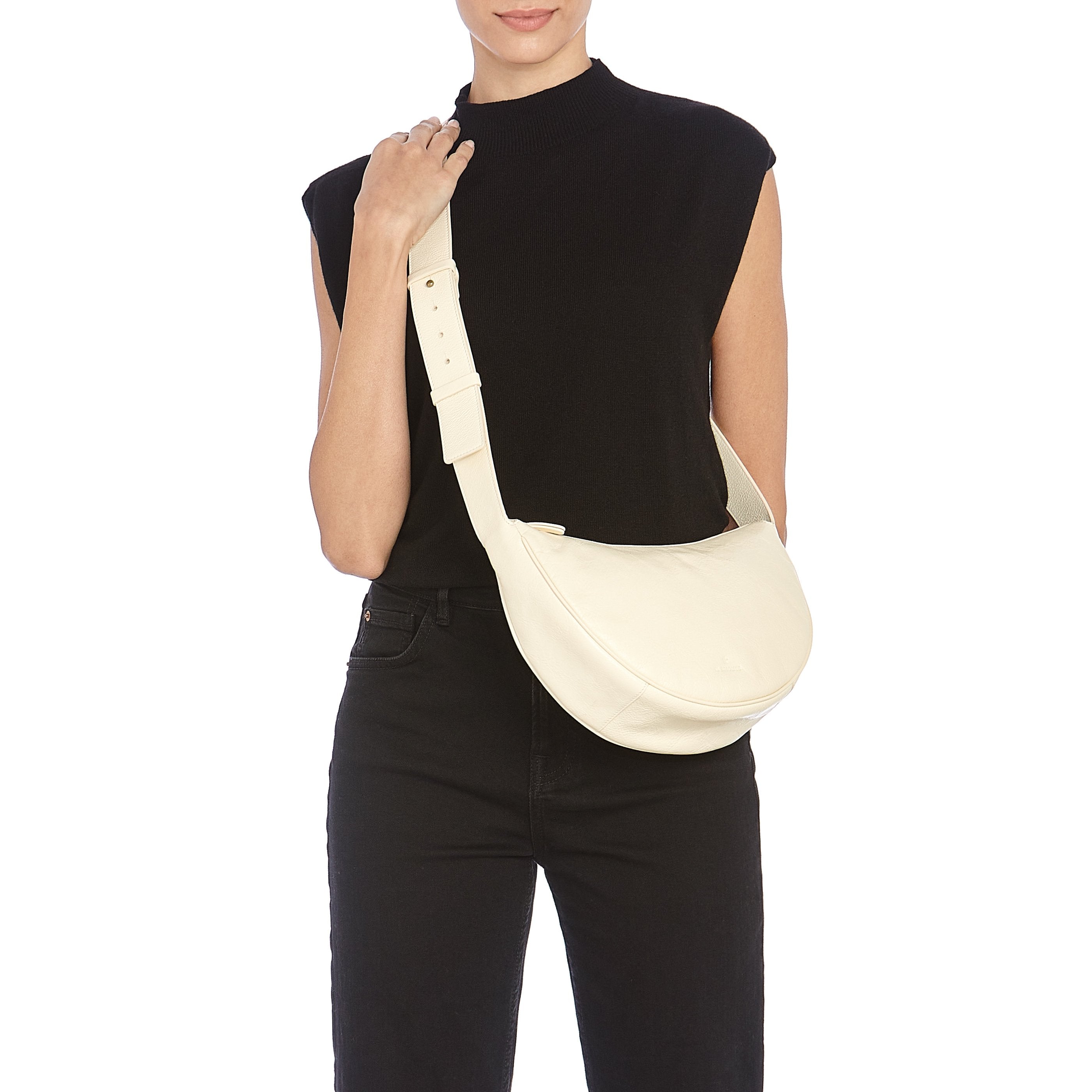 Il Bisonte Oliveta Hobo Leder latte
