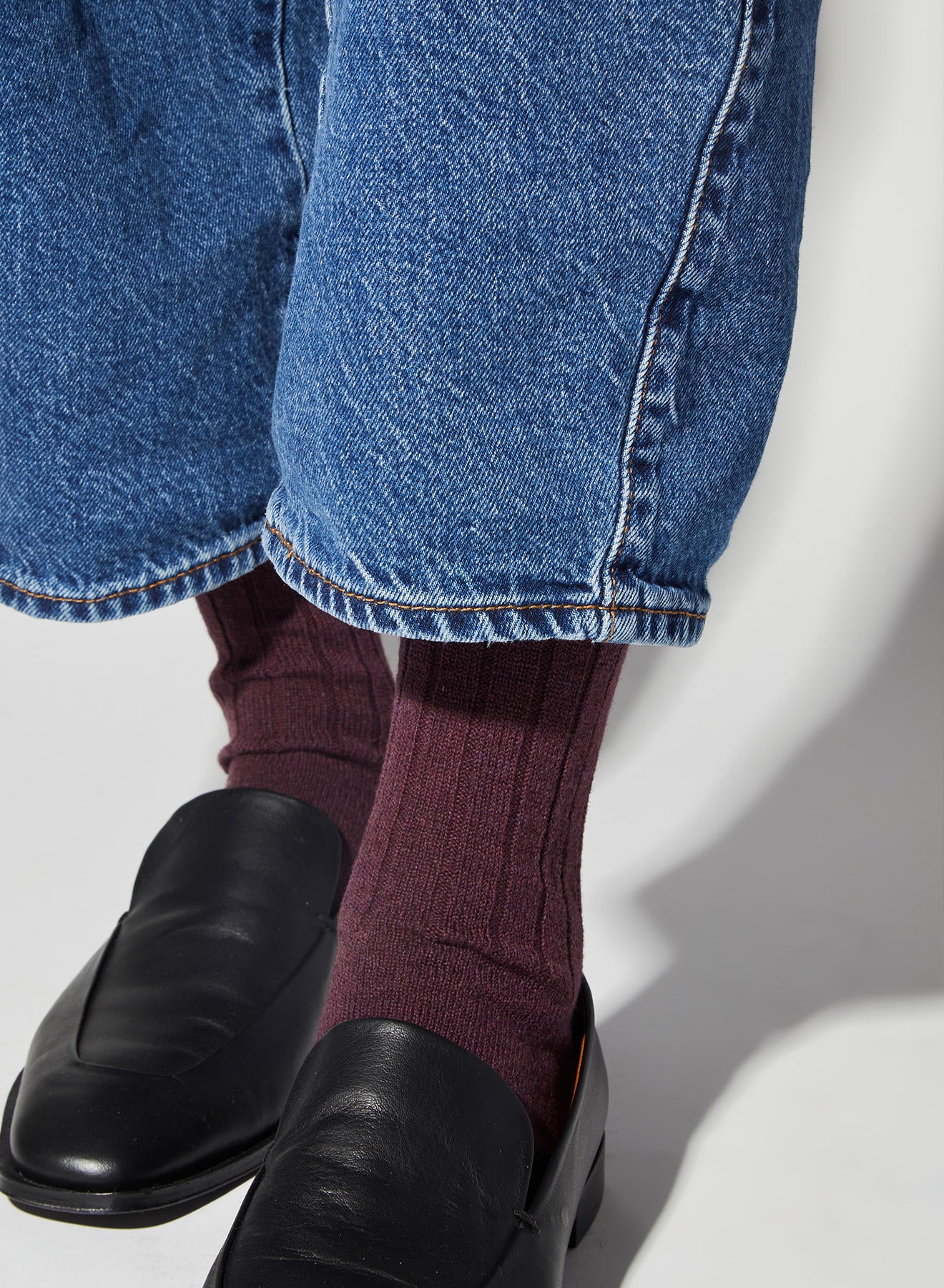 Maria la Rosa WSW25.31 Socken Wolle-Yak Pisello