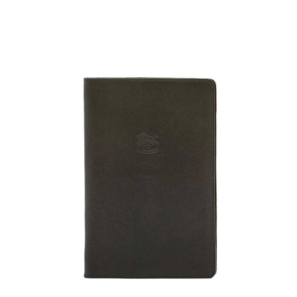 Il Bisonte Taccuino Notizbuch Schwarz Vollleder