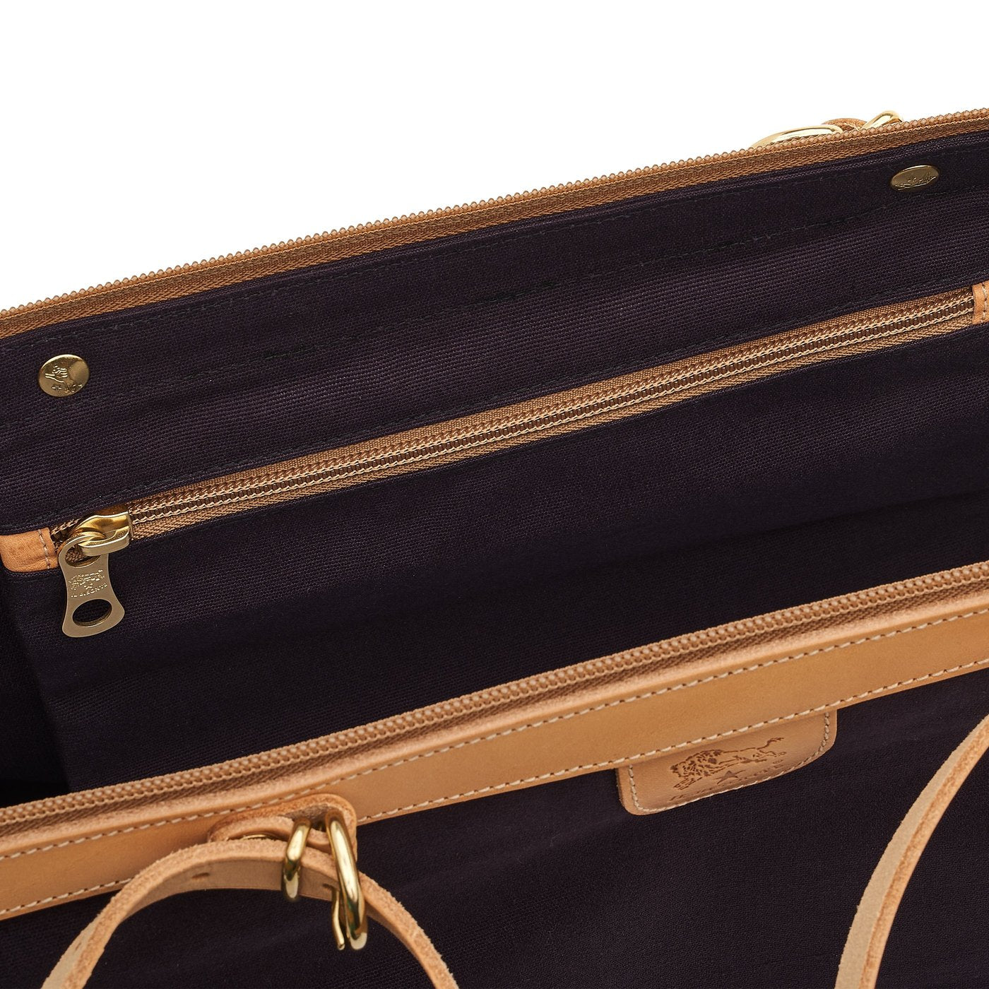 Il Bisonte Caramella Schultertasche blau natur