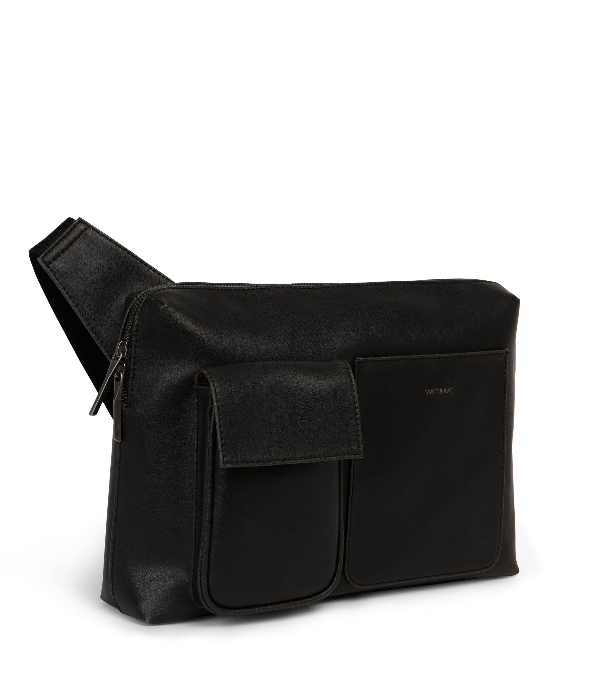 Matt & Nat Trey Sling Bag schwarz vegane Umhängetasche