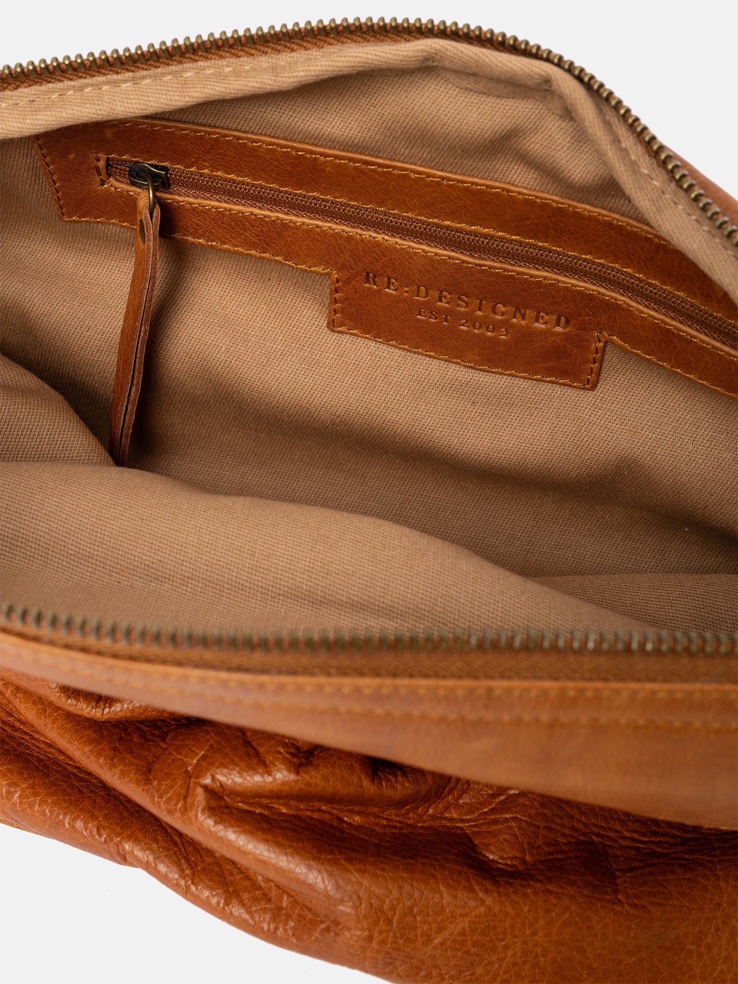 RE:DESIGNED Merla Urban Bauchtasche Burned Tan Vollleder