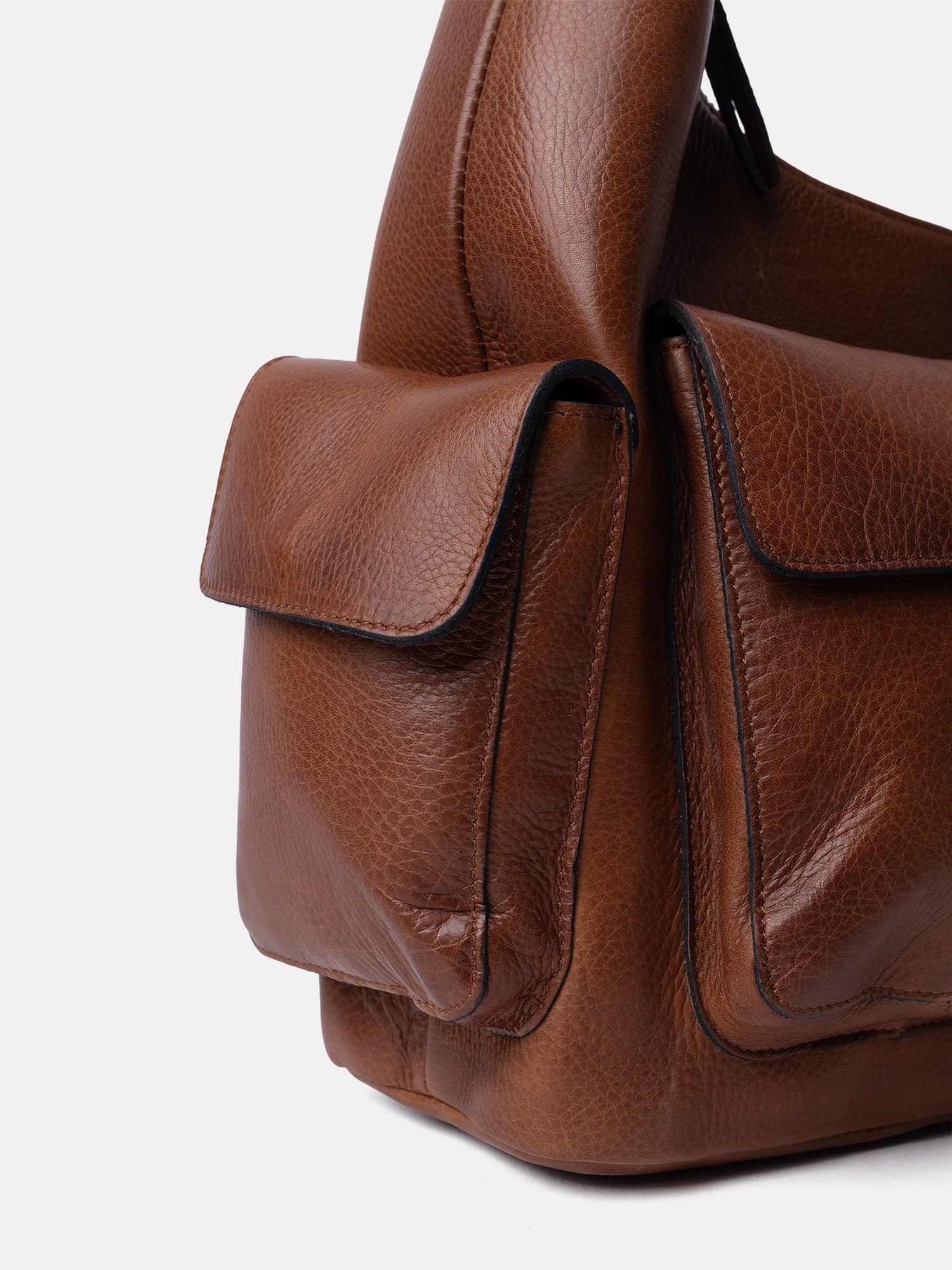 RE:DESIGNED Solvej Large Schultertasche Walnut