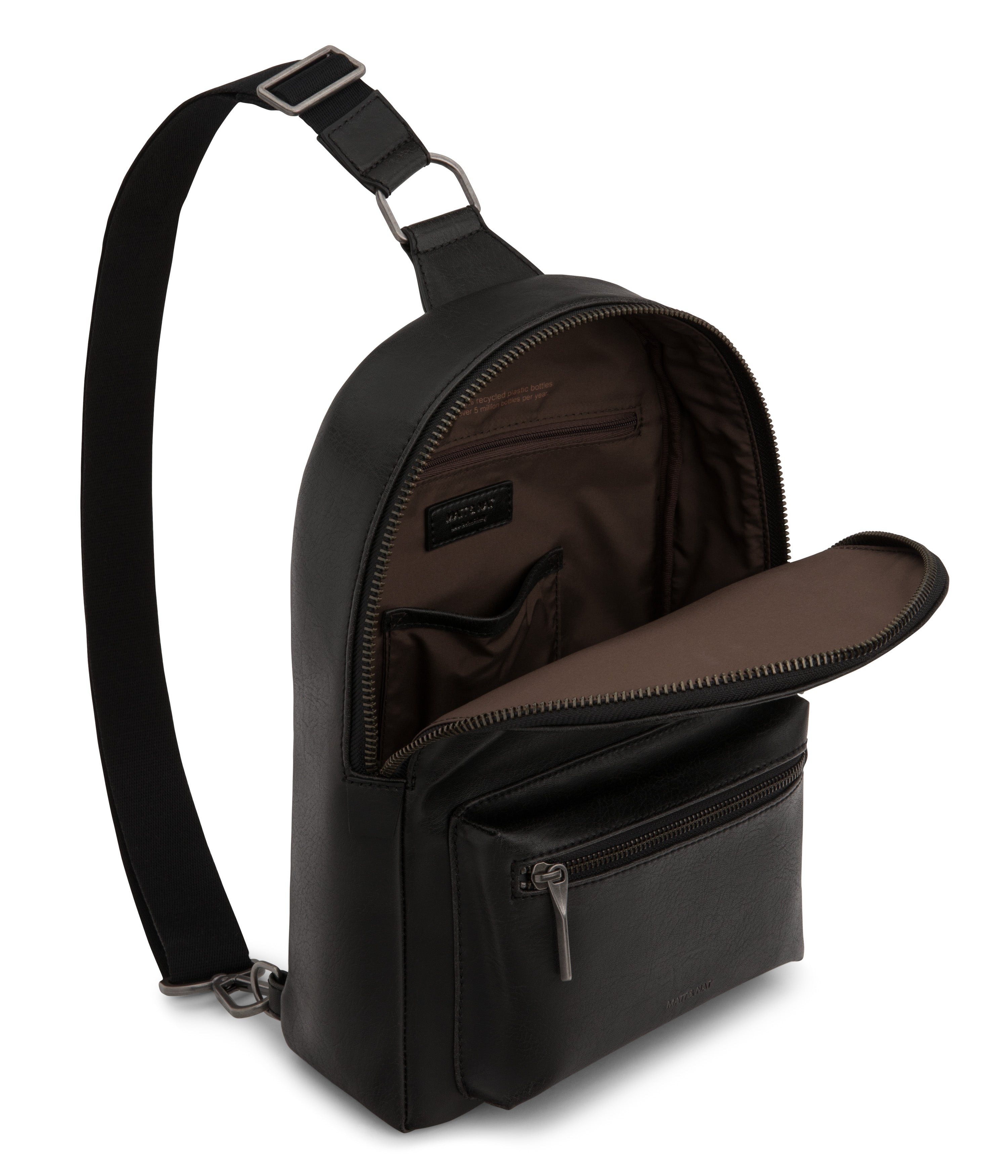 Matt & Nat Voas Vintage Sling Bag Schwarz vegan