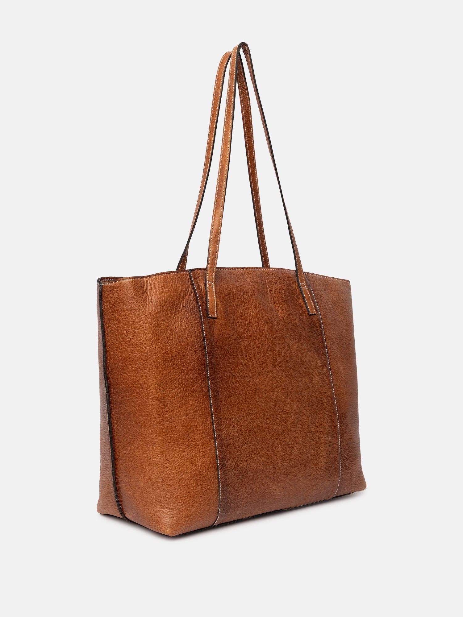 RE:DESIGNED Malou Big Shopper Walnut Vollleder
