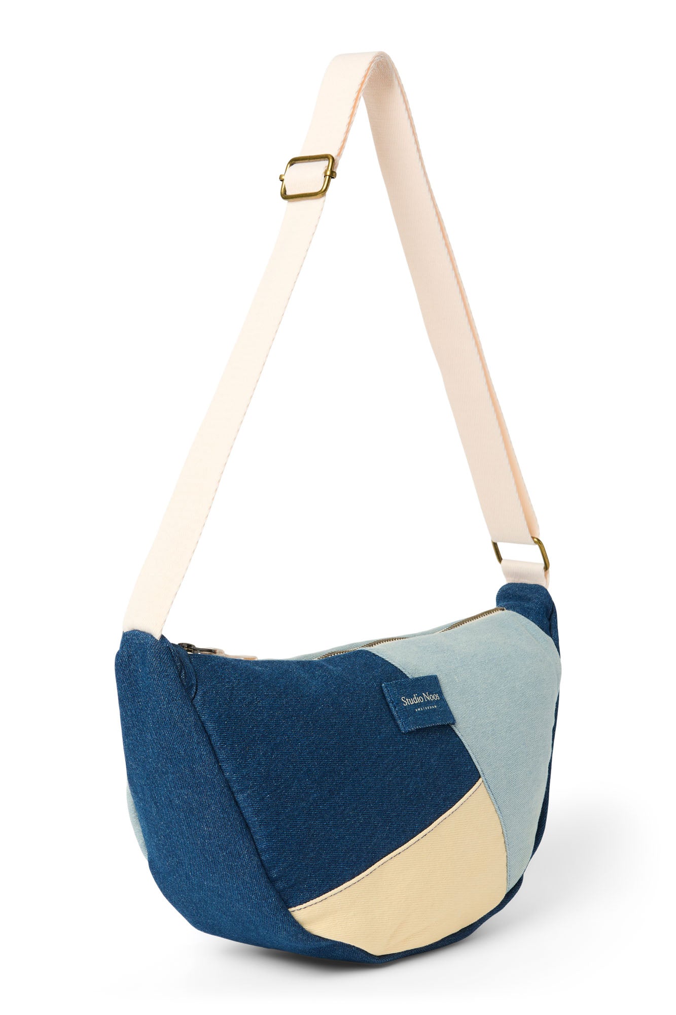 Studio Noos Patchwork Adult Fanny Pack Bauchtasche Denim