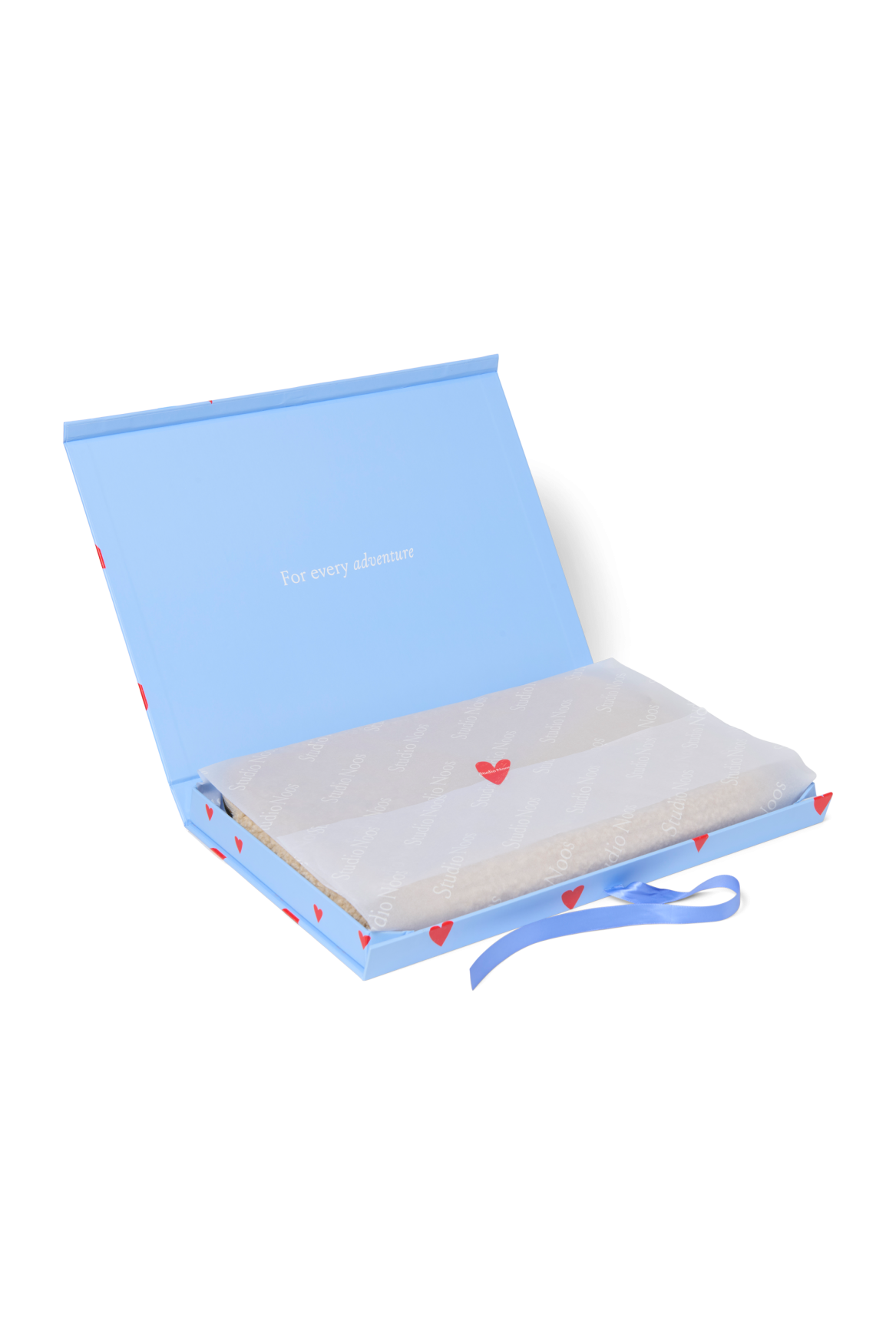 Studio Noos Gift Box Geschenkbox S Hellblau Hearts